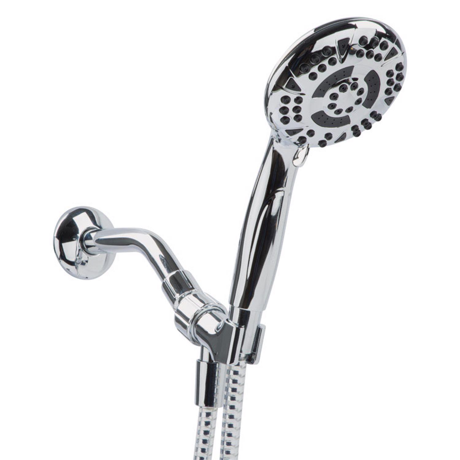 OakBrook Chrome PVC 5 settings Handheld Showerhead 1.8 gpm