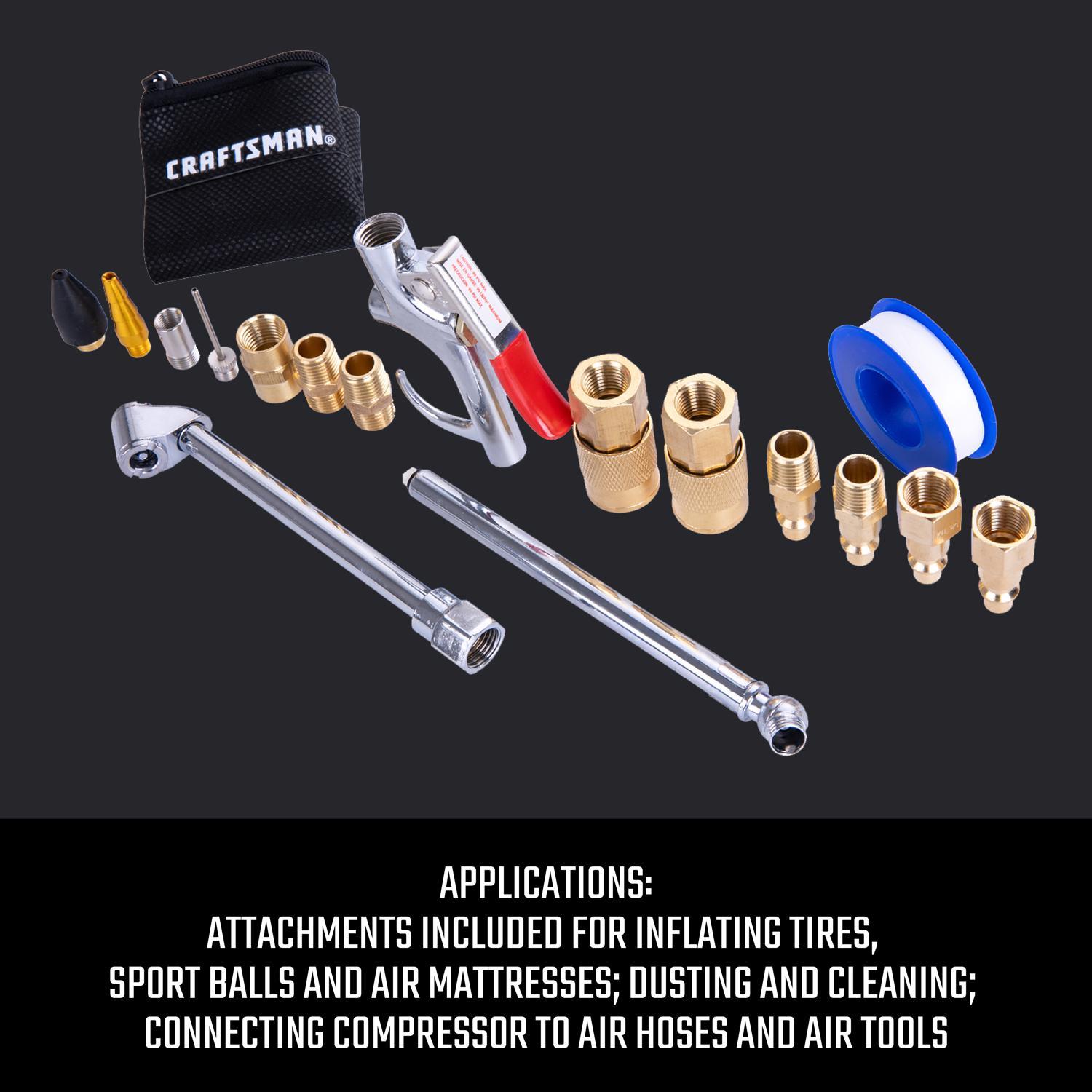 CRAFTSMAN 1/4 in. Air Tool Accessory Kit 18 pc