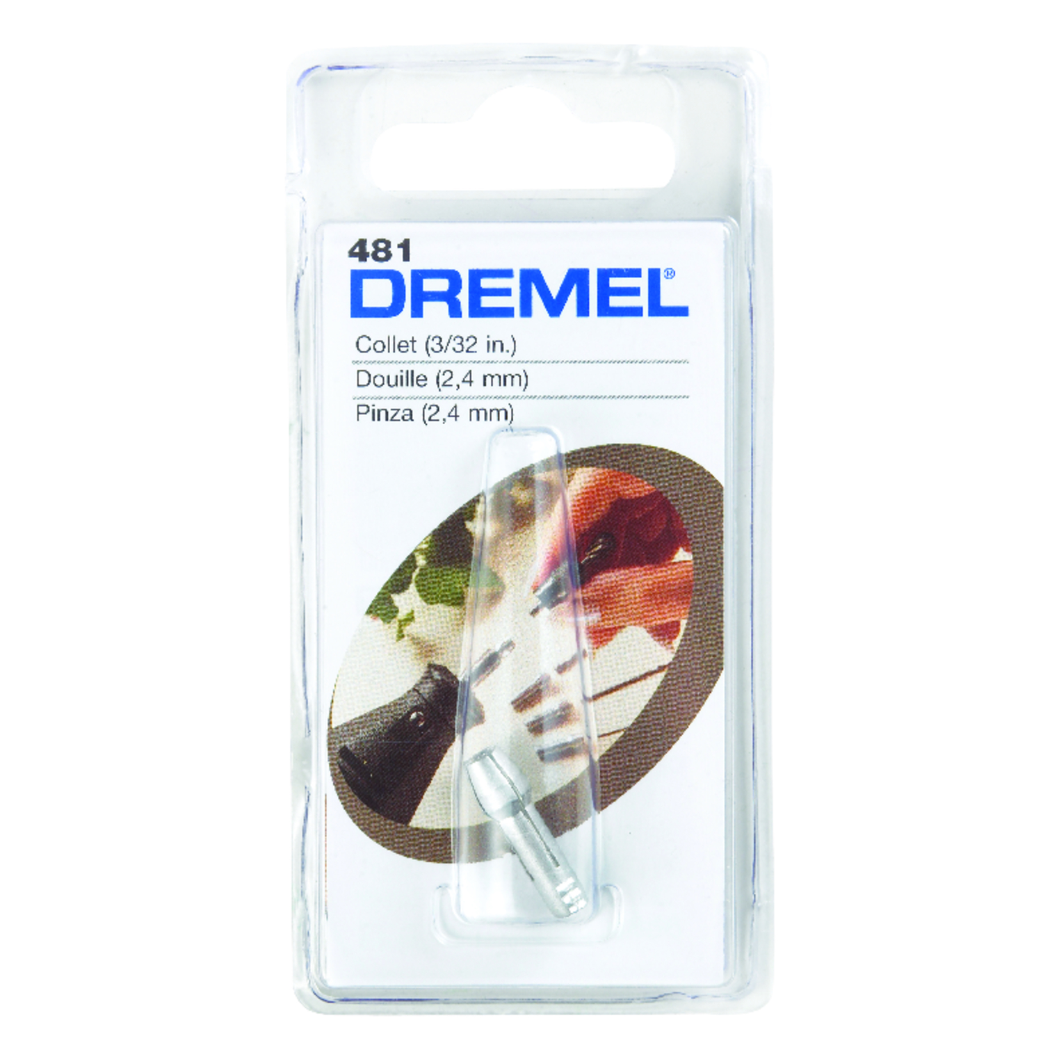 Dremel 3/32 in. X 1 in. L Metal Collets 1 pk