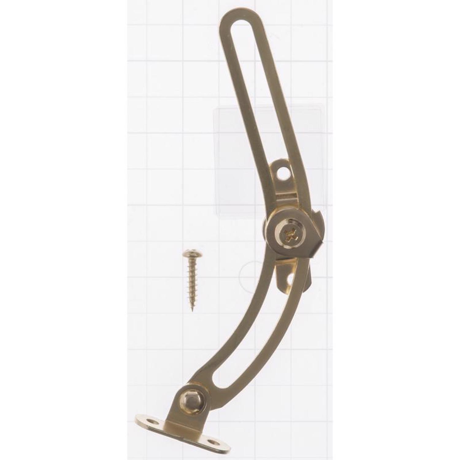 Ace Bright Brass Friction Lid Support 6 in. 1 pk