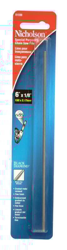 Crescent Nicholson 6 in. L X 1/8 in. W High Carbon Steel File 1 pc