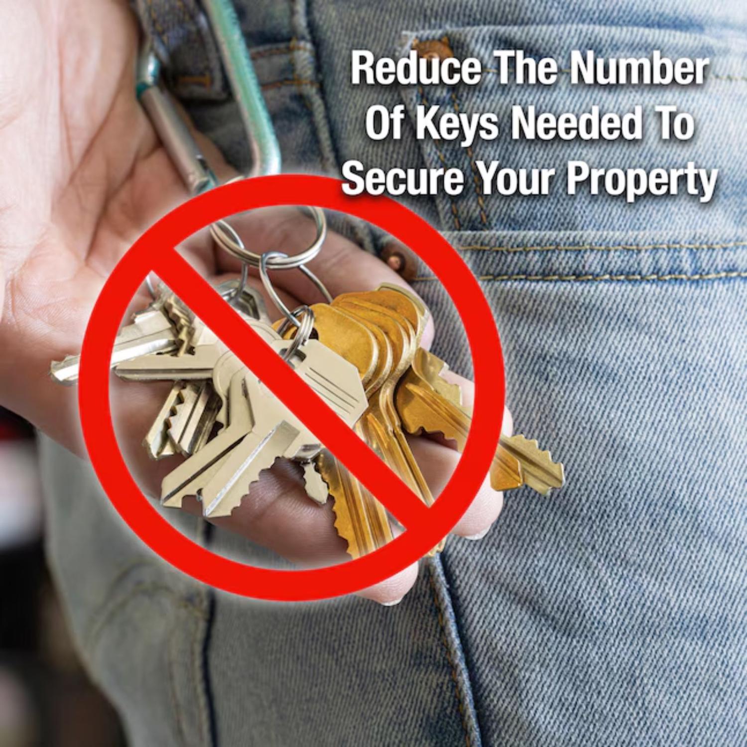 Master Lock 1-5/16 in. H X 1 in. W X 1-3/4 in. L Steel 4-Pin Cylinder Exterior Padlock