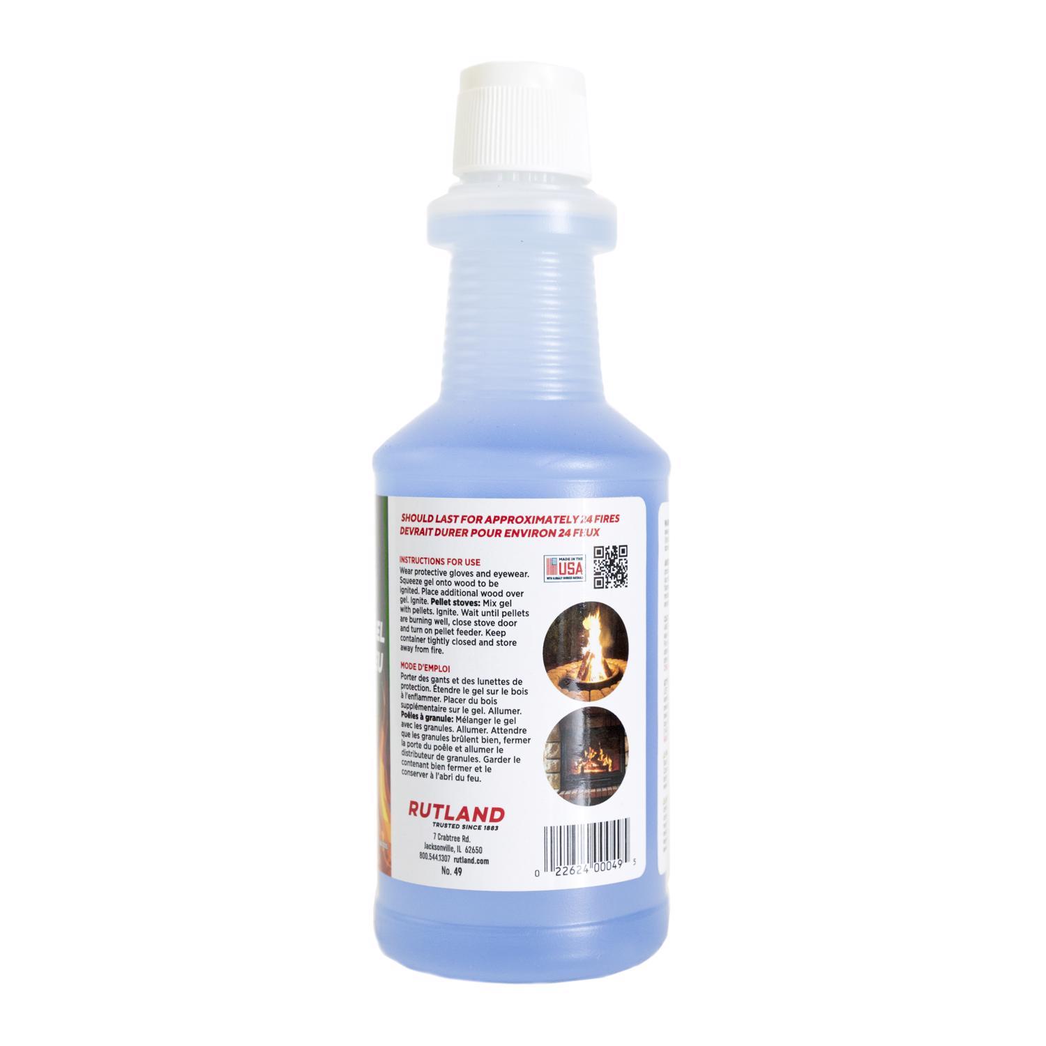 Rutland One Match Gelled Alcohol Fire Starter 10 min 16 oz