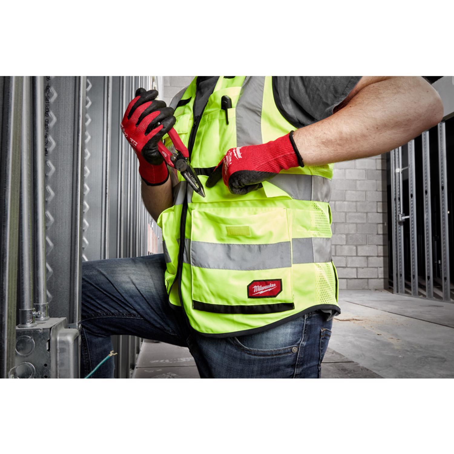Milwaukee Performance Safety Vest High Visibility Yellow L/XL
