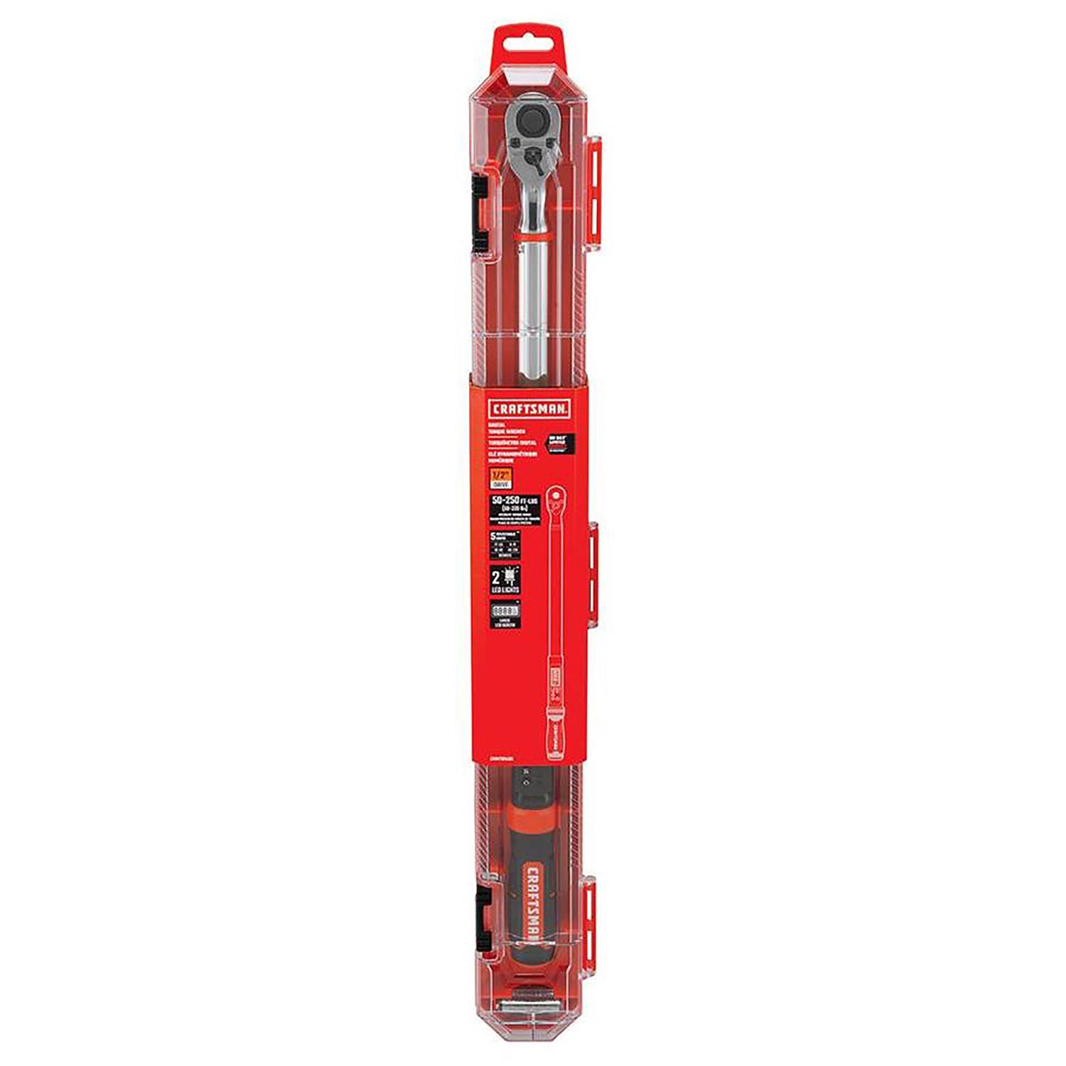 CRAFTSMAN 1/2 in. Digital Torque Wrench 1 pc