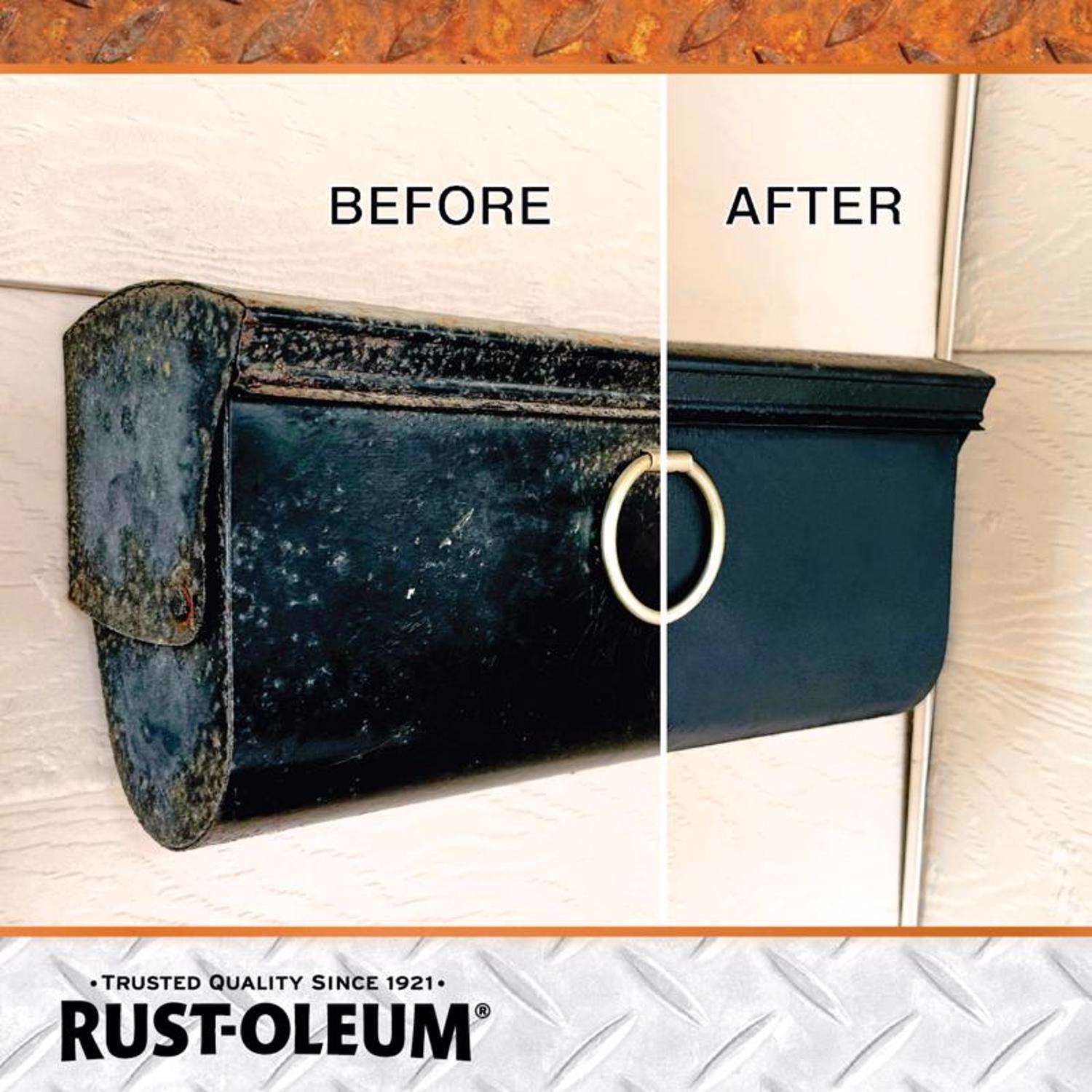 Rust-Oleum Stops Rust Indoor and Outdoor Flat Black Rust Reformer 10.25 oz