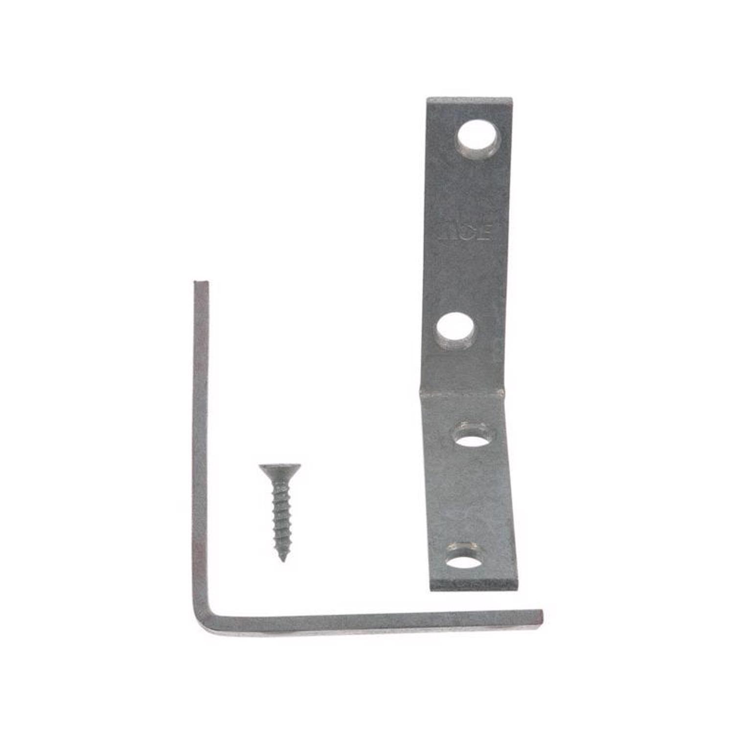 Ace 2-1/2 in. H X 3.75 in. W X 2-1/2 in. D Galvanized Steel Inside L Corner Brace
