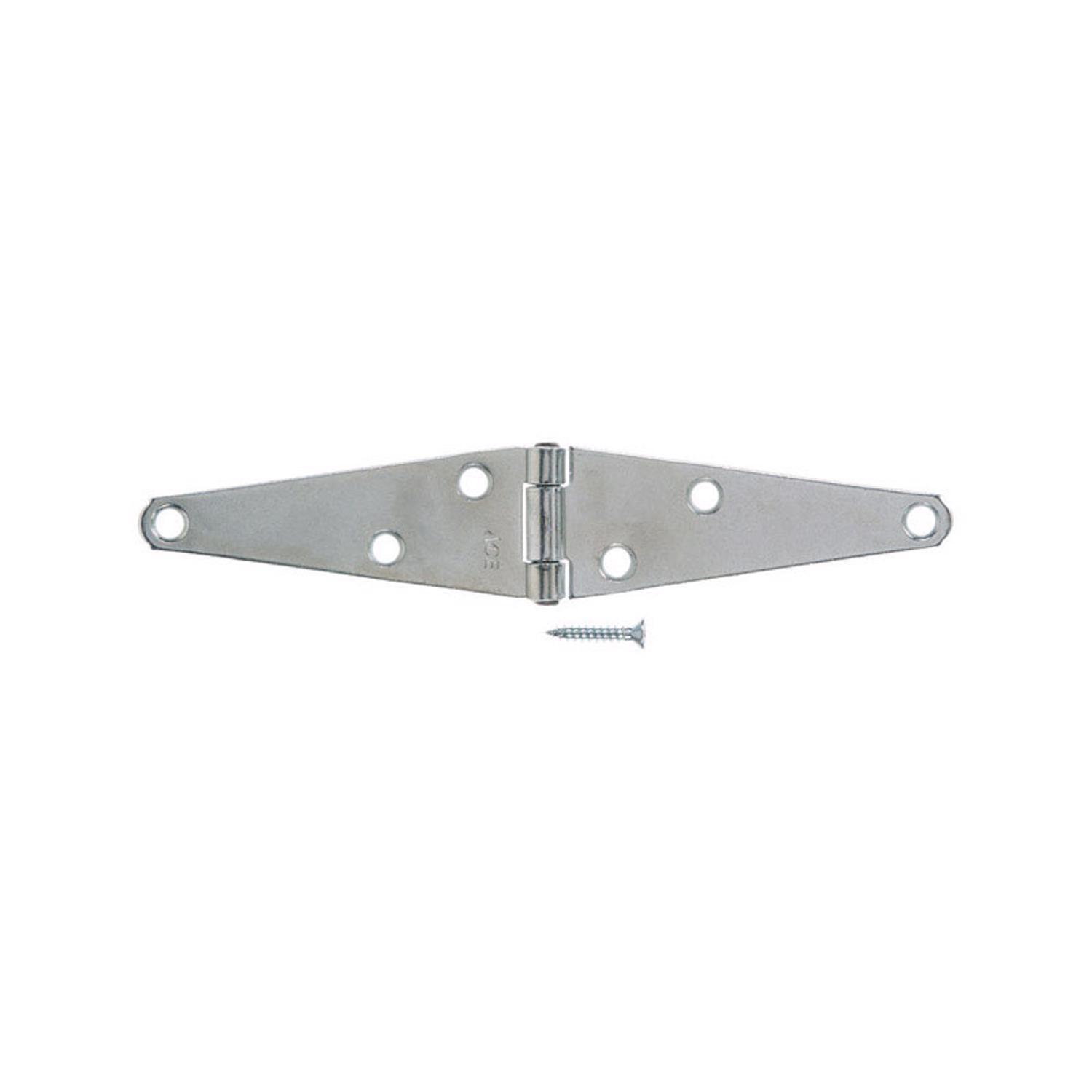 Ace 4 in. L Stainless Steel Heavy Duty Strap Hinge 1 pk