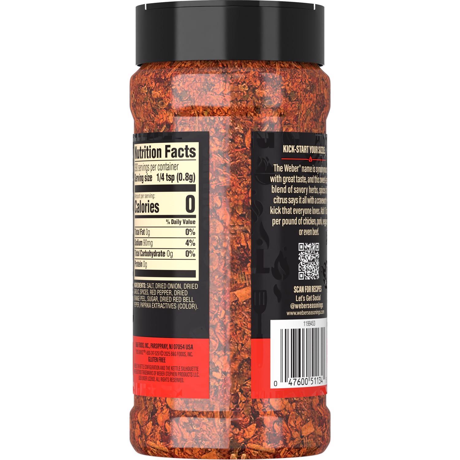 Weber Gluten Free Kick'N Chicken Seasoning 11 oz