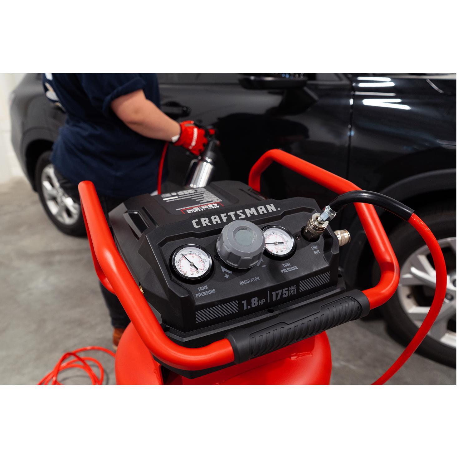 Craftsman 20 gal Vertical Portable Air Compressor 175 psi 1.8 HP
