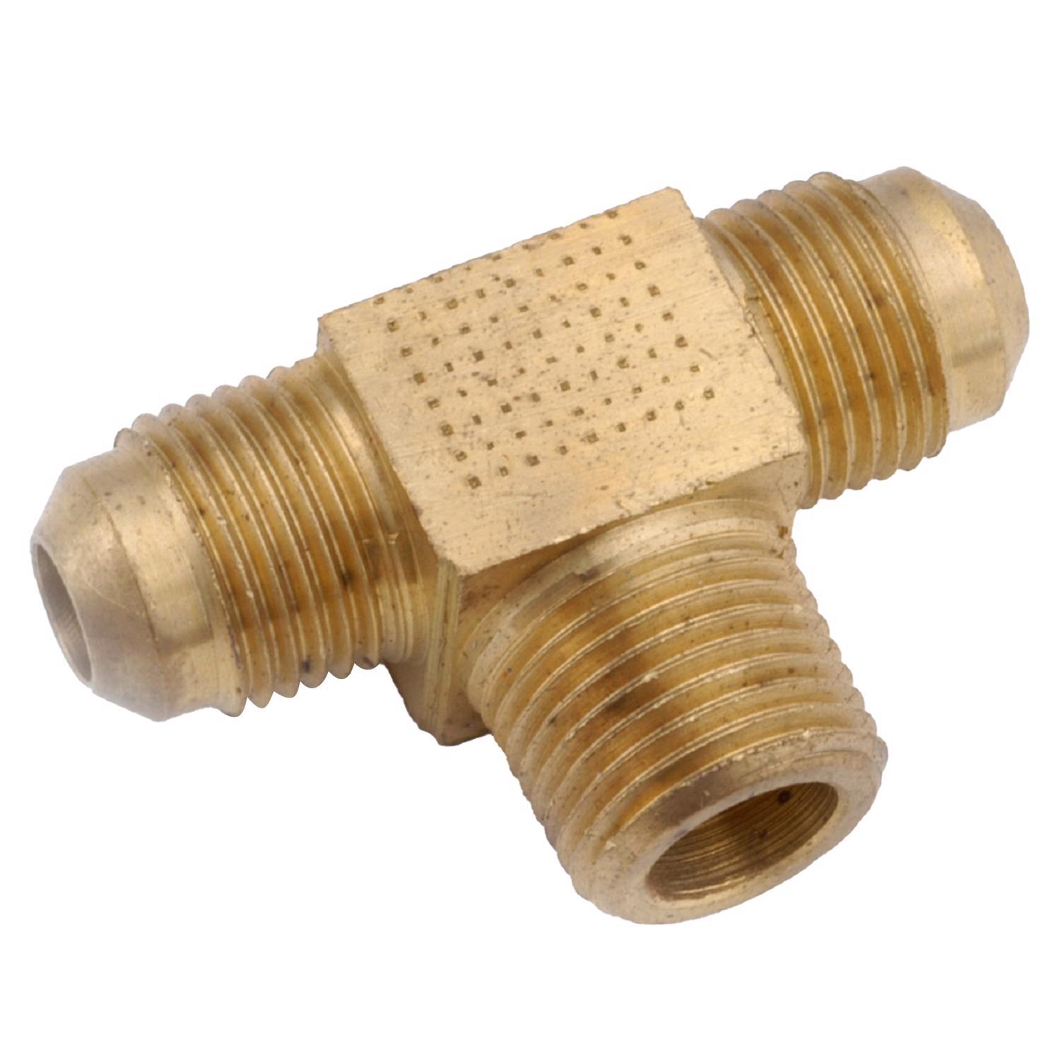 Anderson Metals 1/2 in. Flare 1/2 in. D Flare Brass Branch Flare Tee