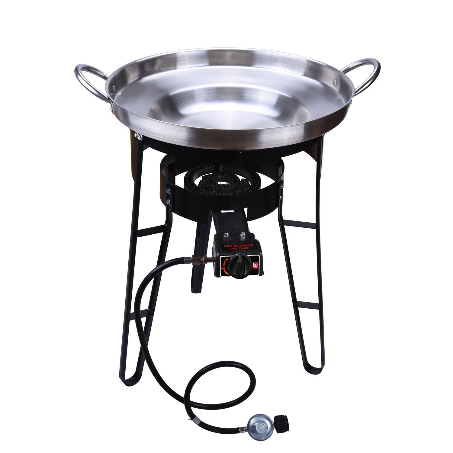 Bene Casa 1 Burner Liquid Propane Outdoor Cooker Black/Silver