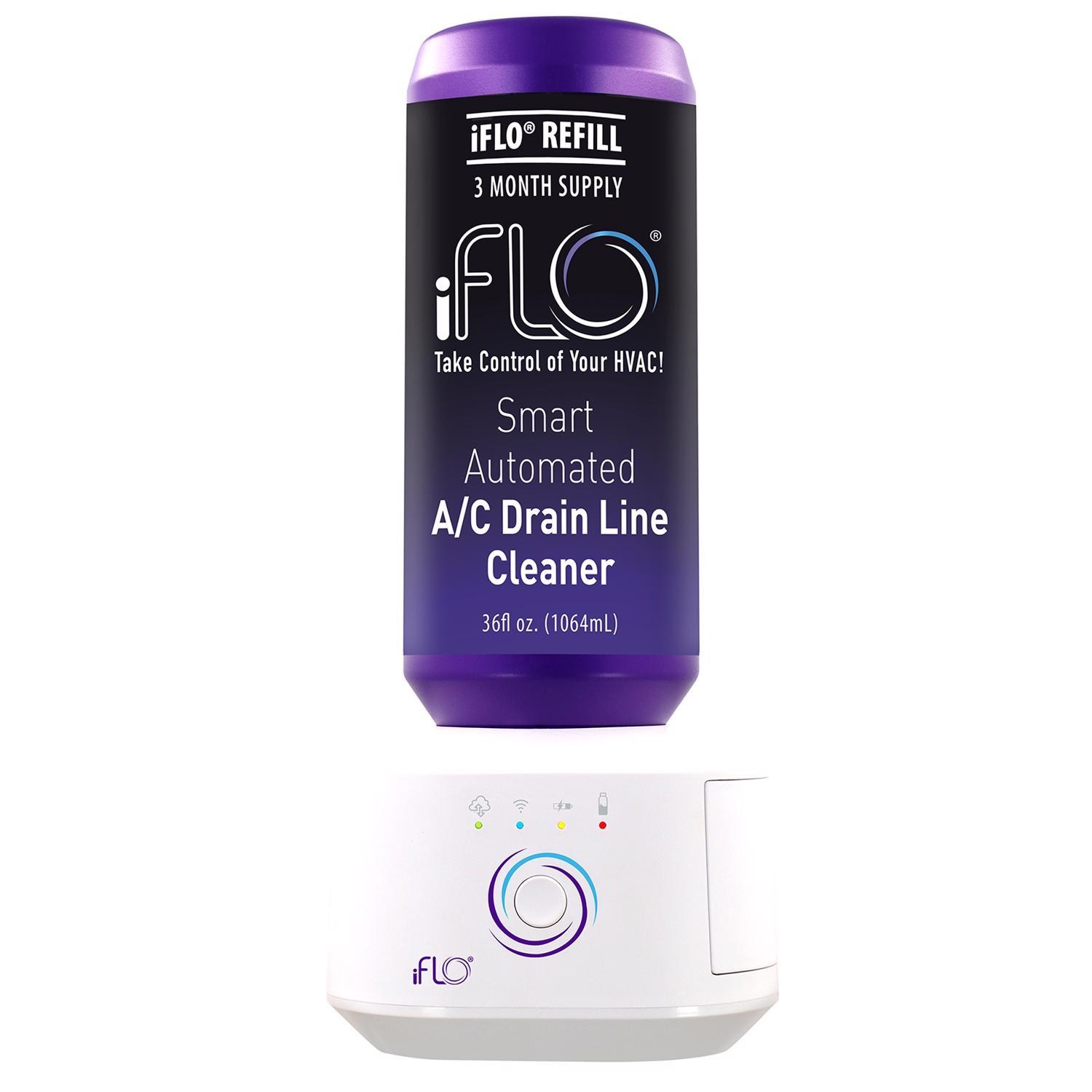 iFLO Air Conditioner Line Cleaner 3 in. W X 10.5 in. H Blue