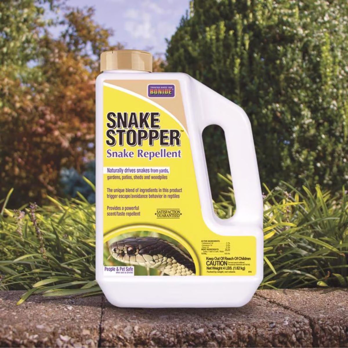 Bonide Snake Stopper Animal Repellent Granules For Snakes 4 lb.