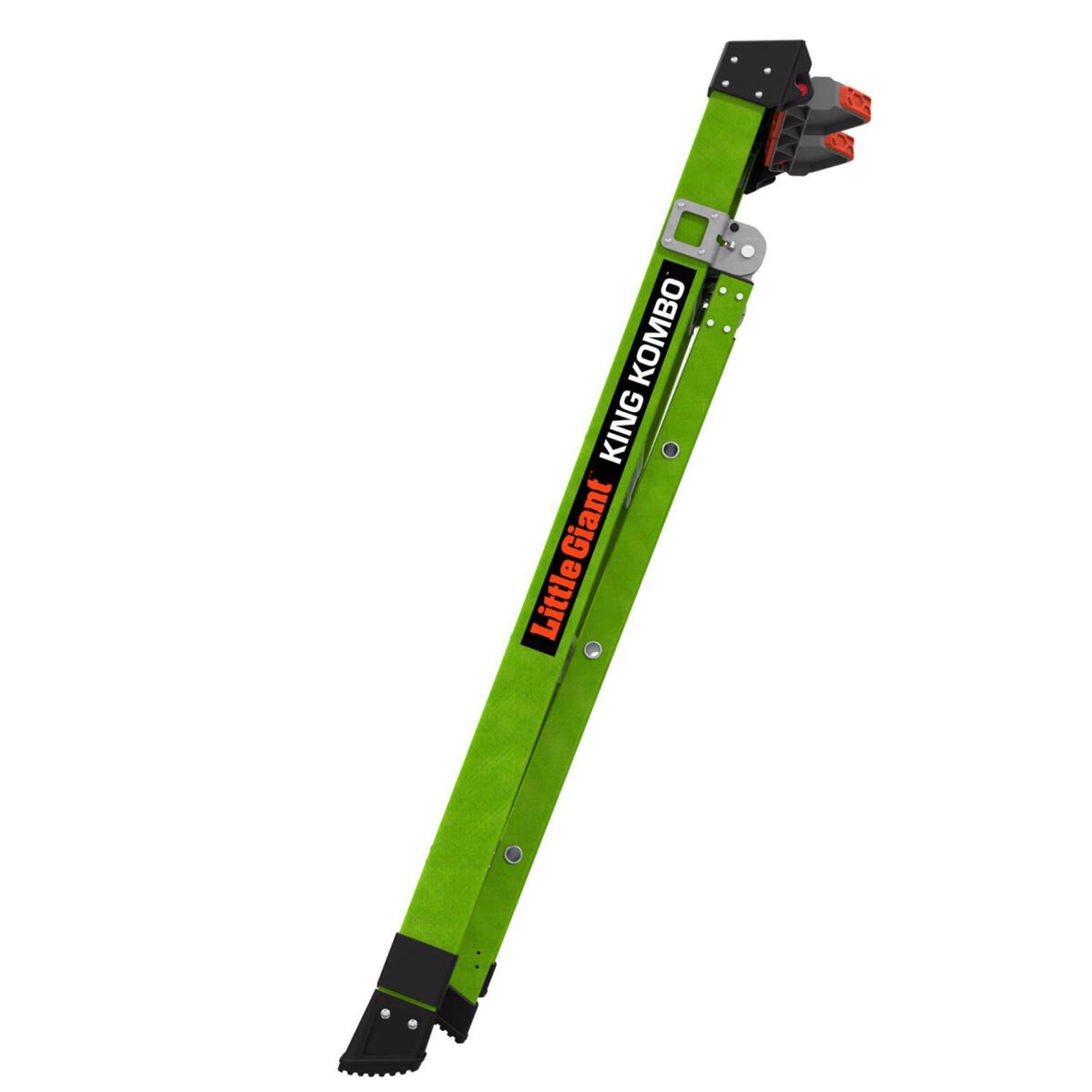 Little Giant King Kombo 5 ft. H Fiberglass Multi-Position Ladder Type IAA 375 lb. cap.