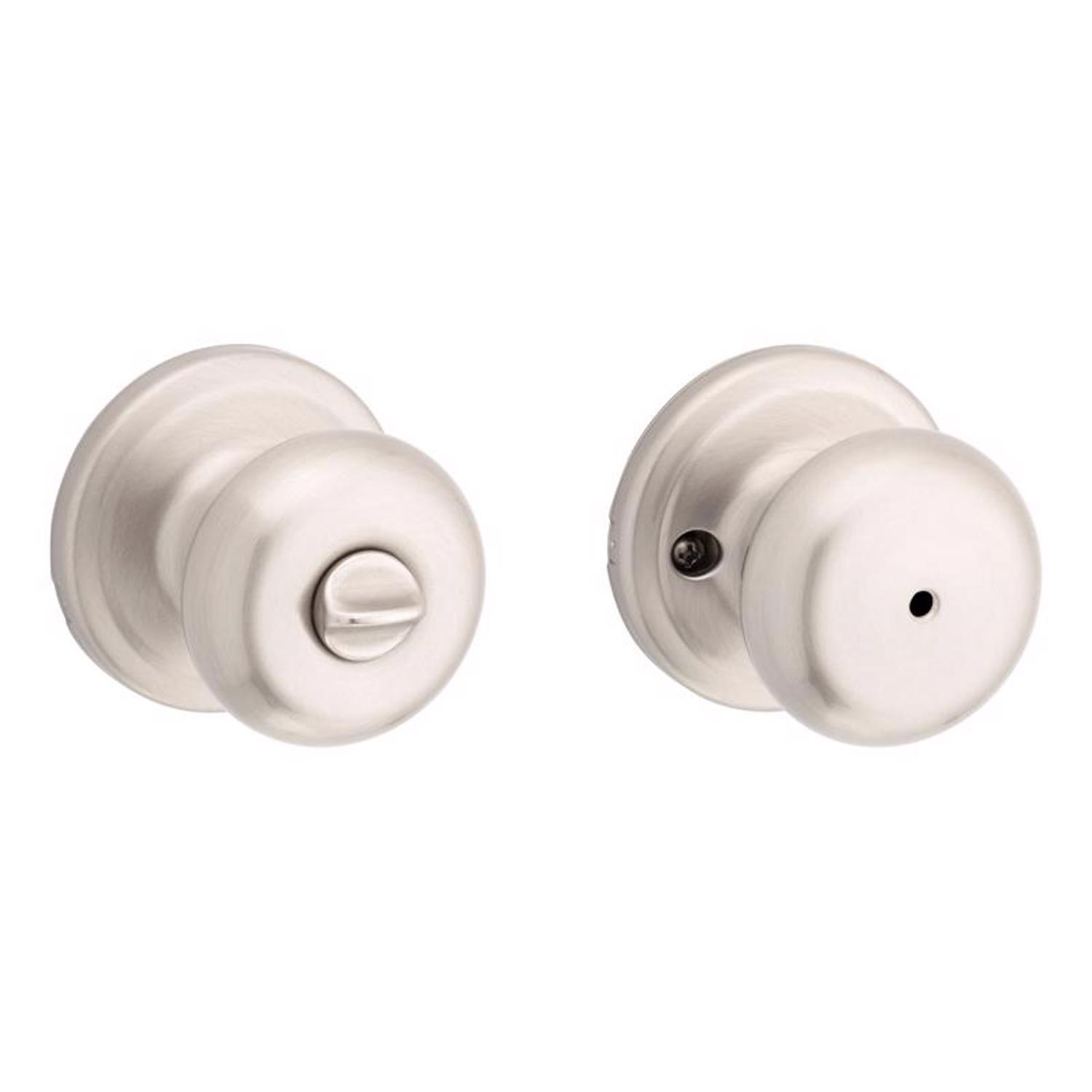 Kwikset Juno Satin Nickel Privacy Lockset 1-3/4 in.