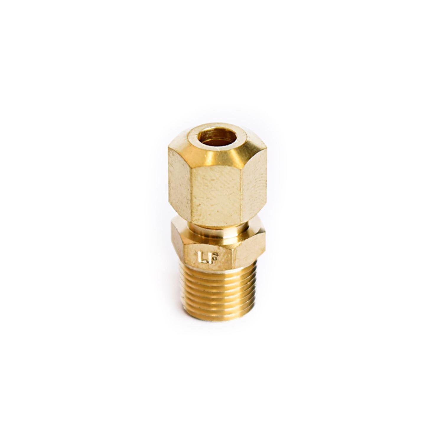 ATC 3/16 in. Compression 1/8 in. D MPT Brass Connector