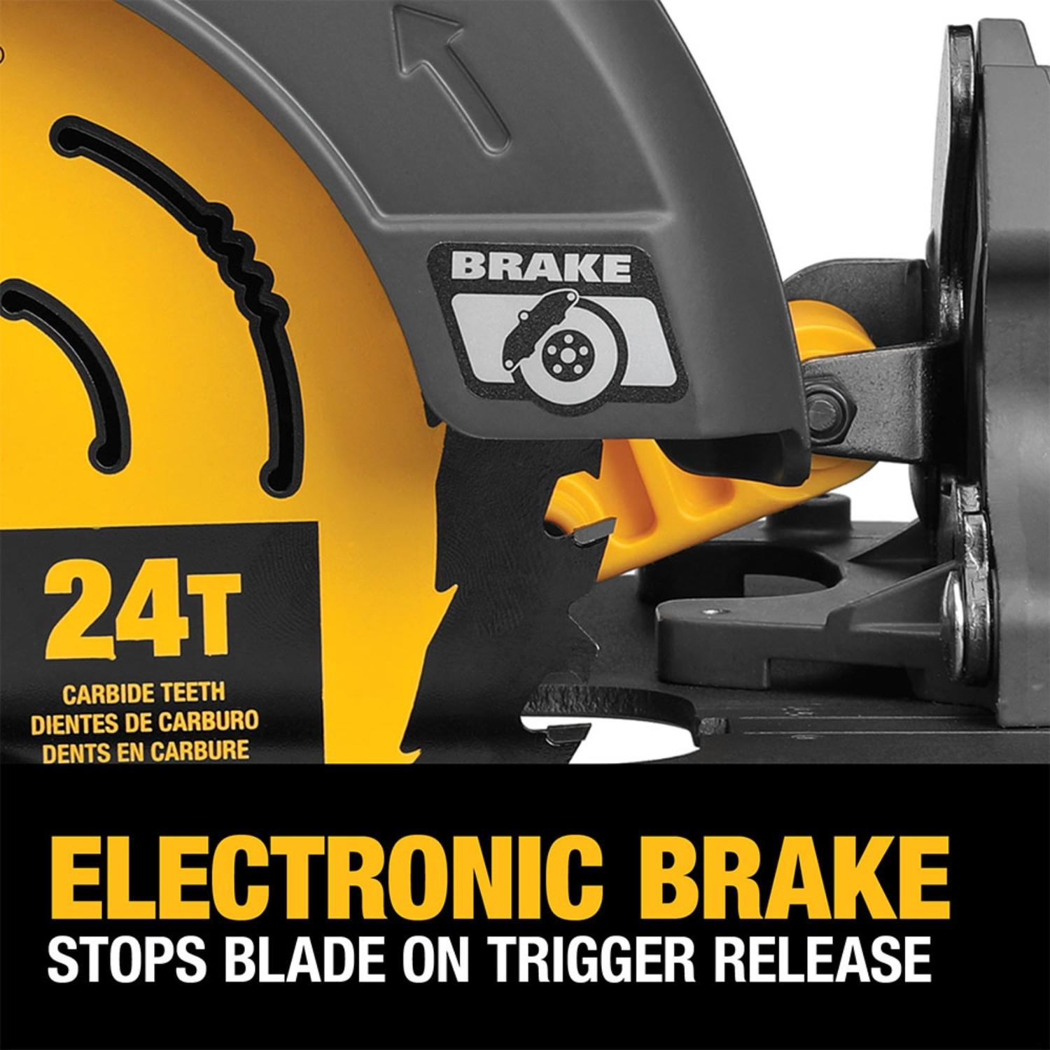 DeWalt 60V MAX 7-1/4 in. Cordless Brushless Circular Saw Kit (Battery & Charger)