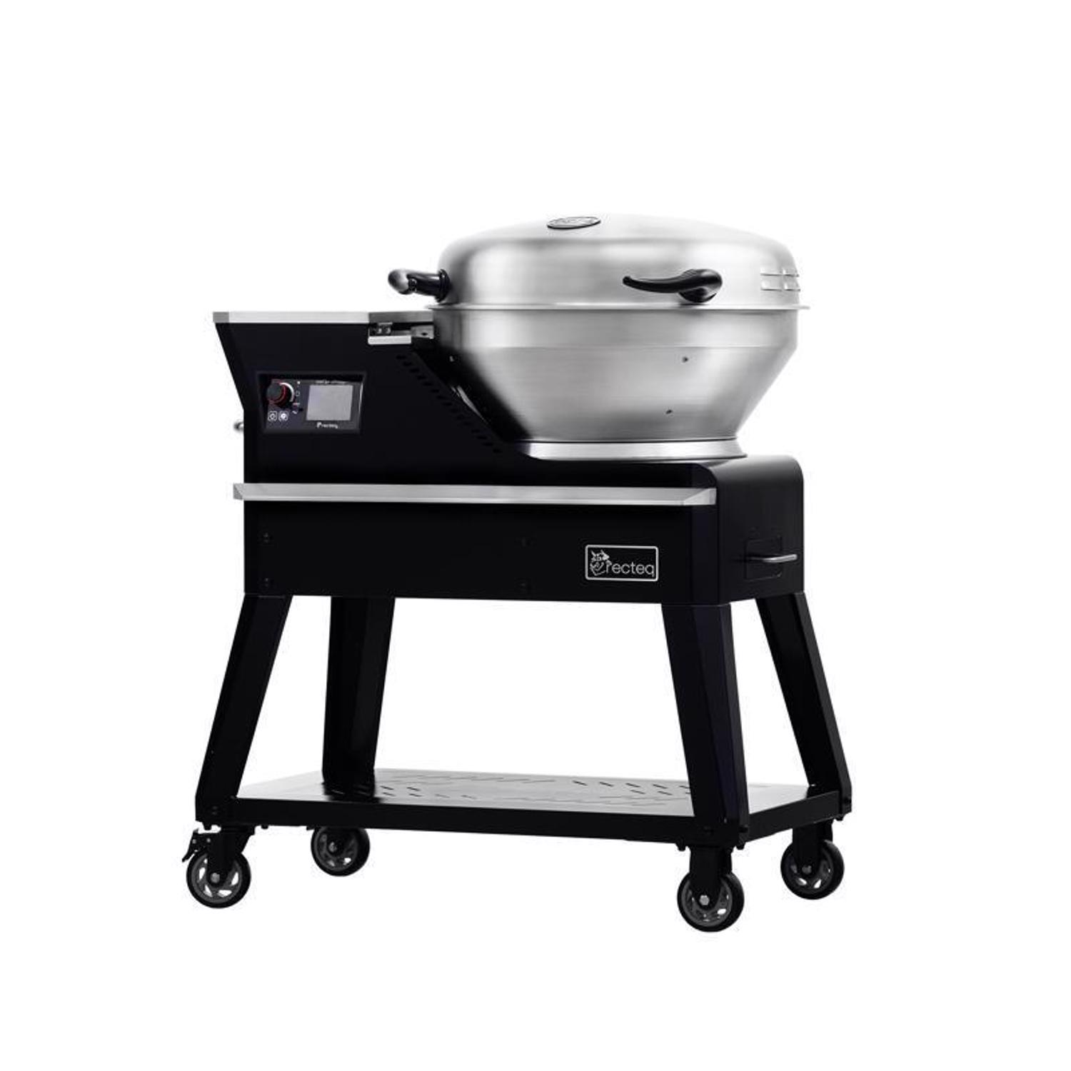 Recteq Bullseye Deluxe 380BD Wood Pellet WiFi Grill and Smoker Black/Silver