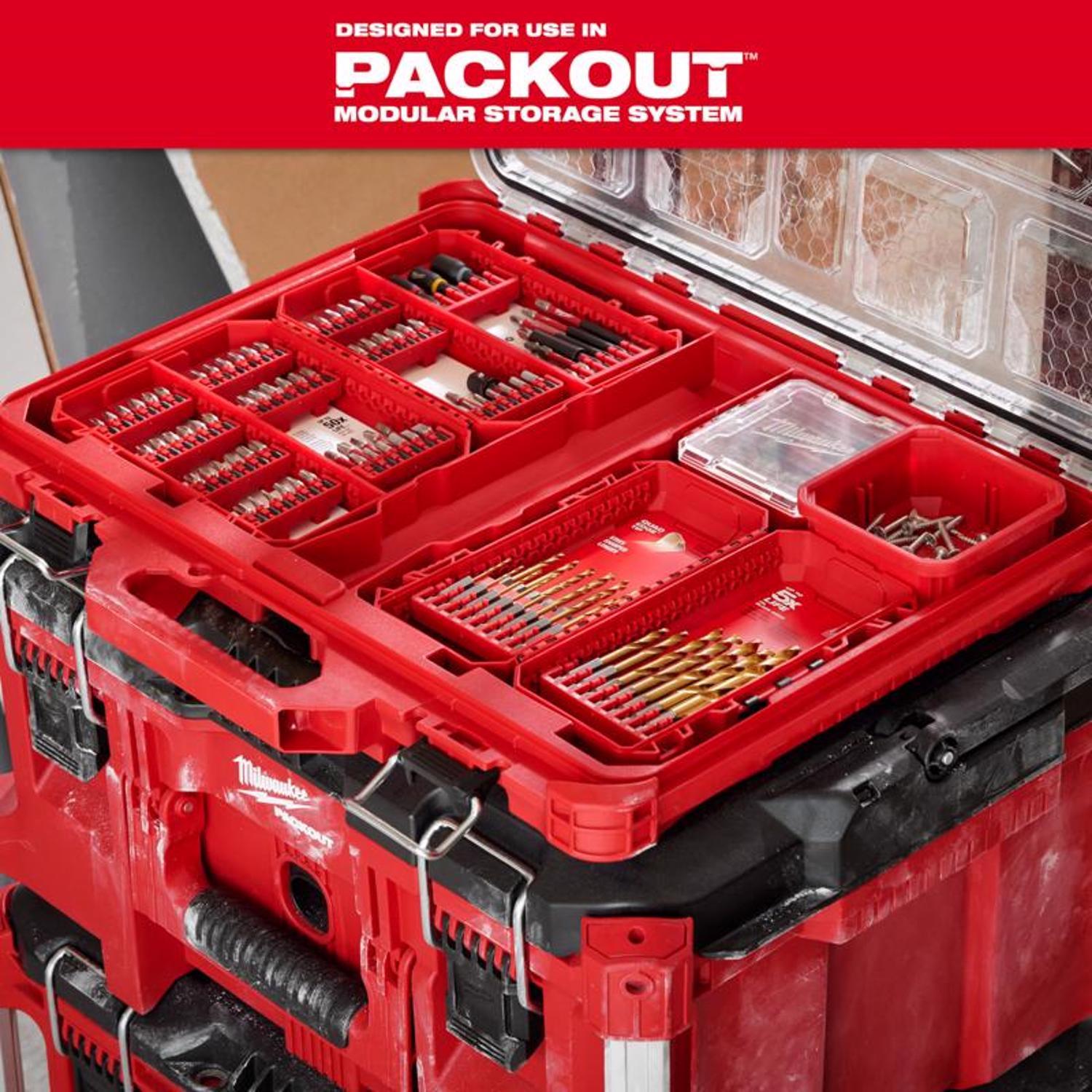 Milwaukee Assorted Impact Driver Bit Set Alloy Steel 38 pc
