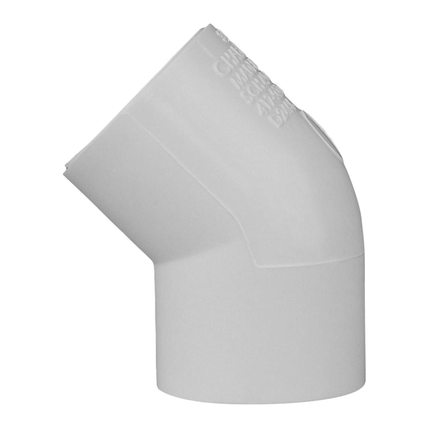 Charlotte Pipe Schedule 40 3/4 in. Slip X 3/4 in. D Slip PVC Elbow 1 pk