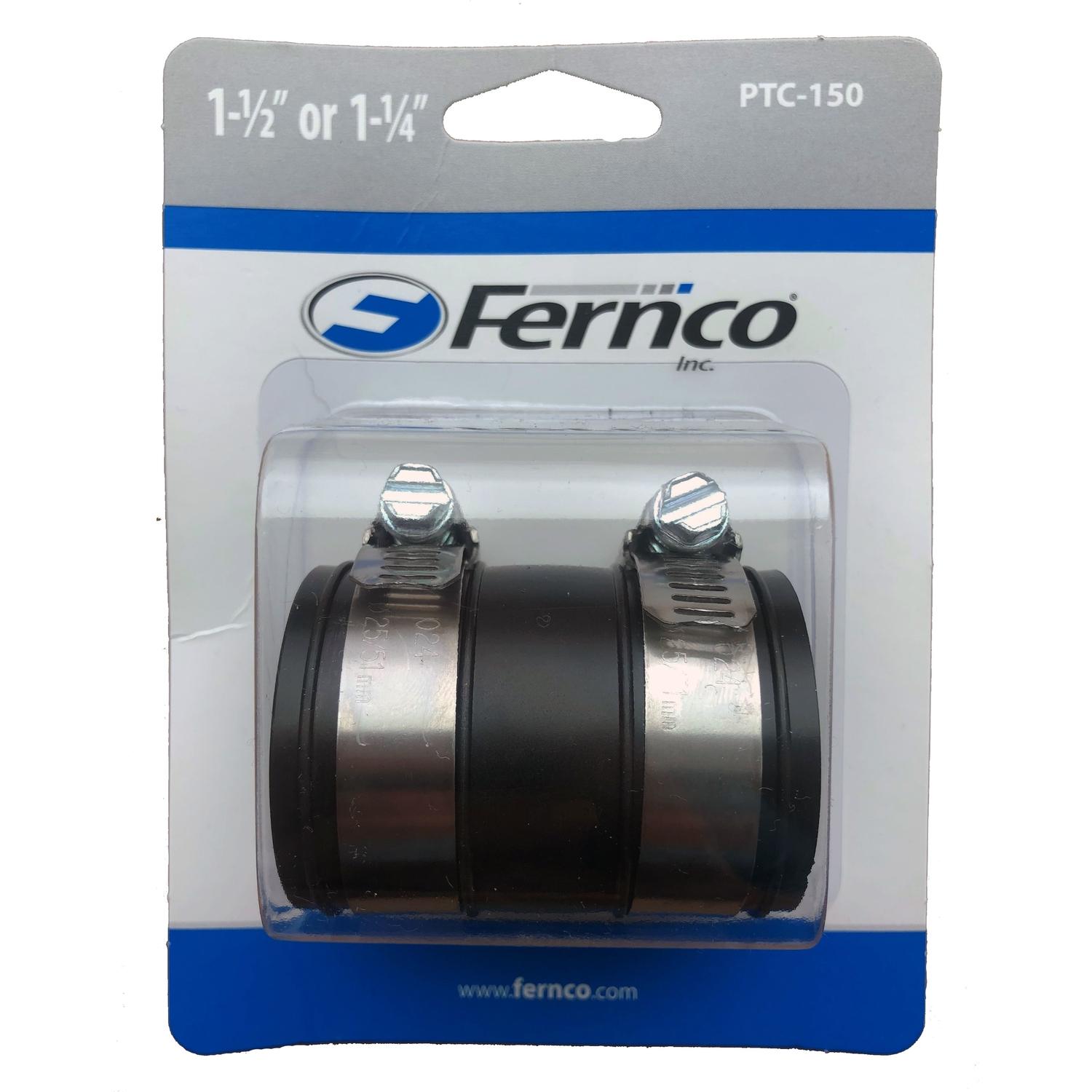 Fernco Schedule 40 1-1/4 in. Hub X 1-1/4 in. D Hub PVC Connector 1 pk