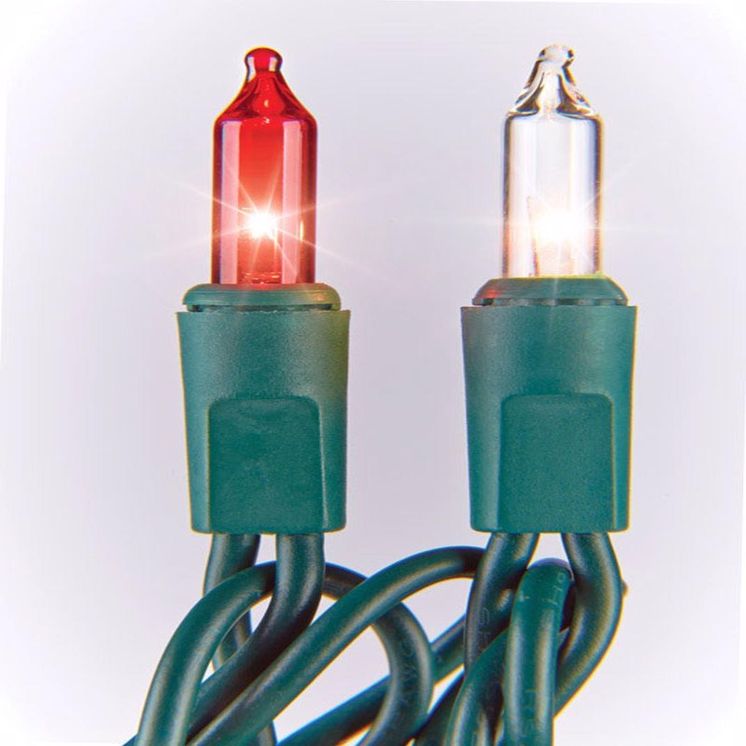 Celebrations Red Incandescent Mini Multicolored 100 ct String Christmas Lights 20 ft.