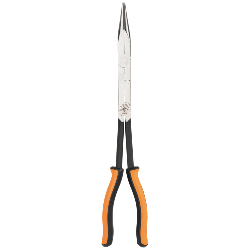 Klein Pliers, Long Reach Needle Nose Pliers, Straight Nose, 13-in.