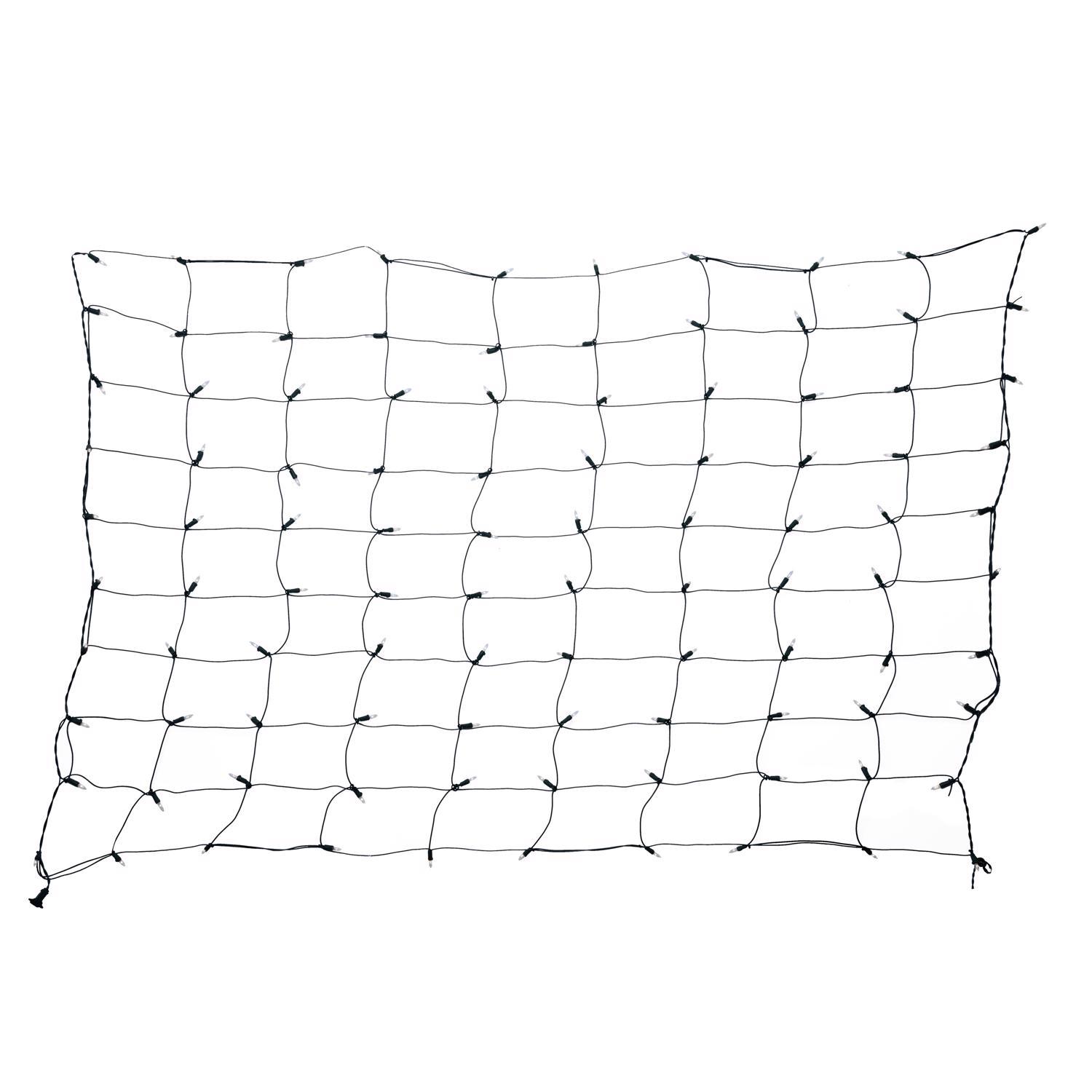 Celebrations Classic LED T5 Pure White 100 ct Net Christmas Lights 4 ft.