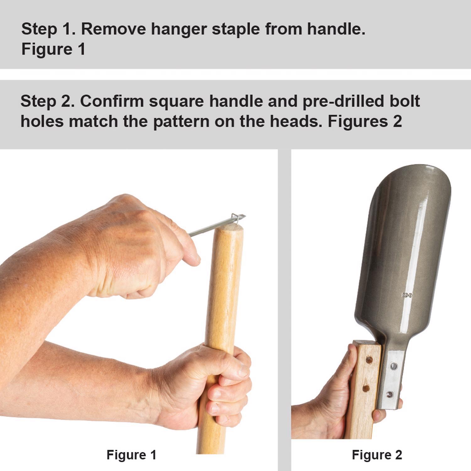 Truper 48 in. Wood Post Hole Digger Replacement Handle