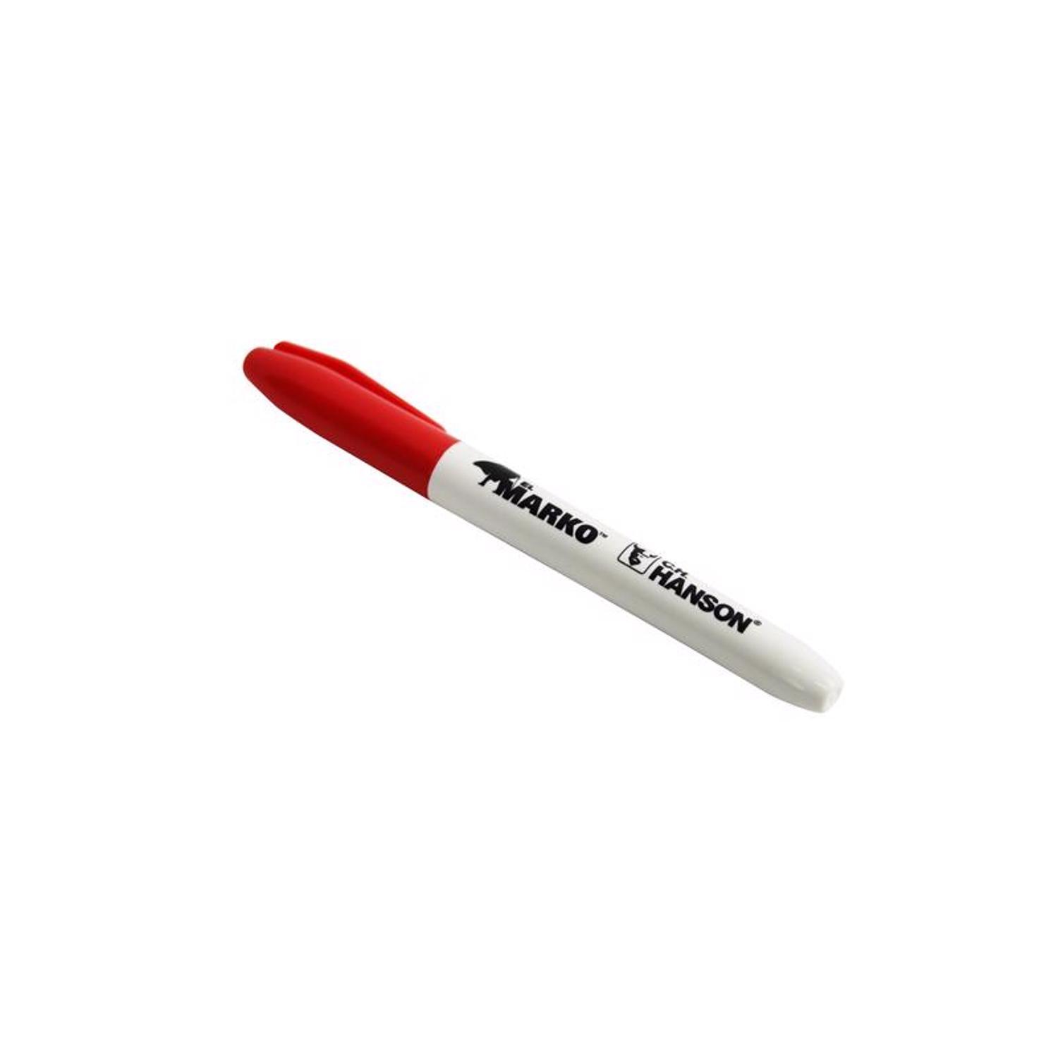 C.H. Hanson Sure Point, CH Hanson Red Medium Tip Permanent Marker 1 pk