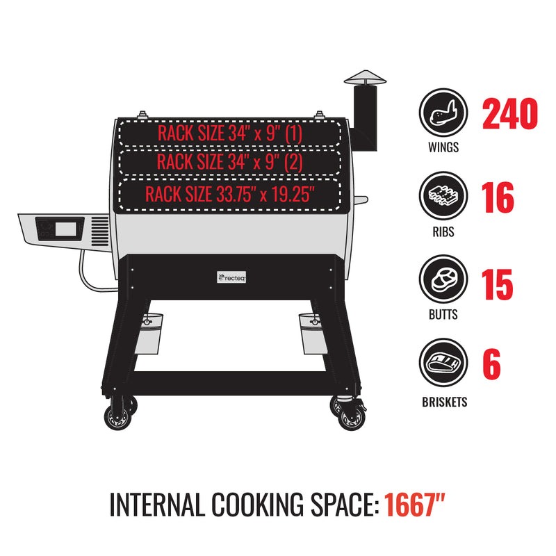 Recteq Flagship 1600 Wood Pellet Grill