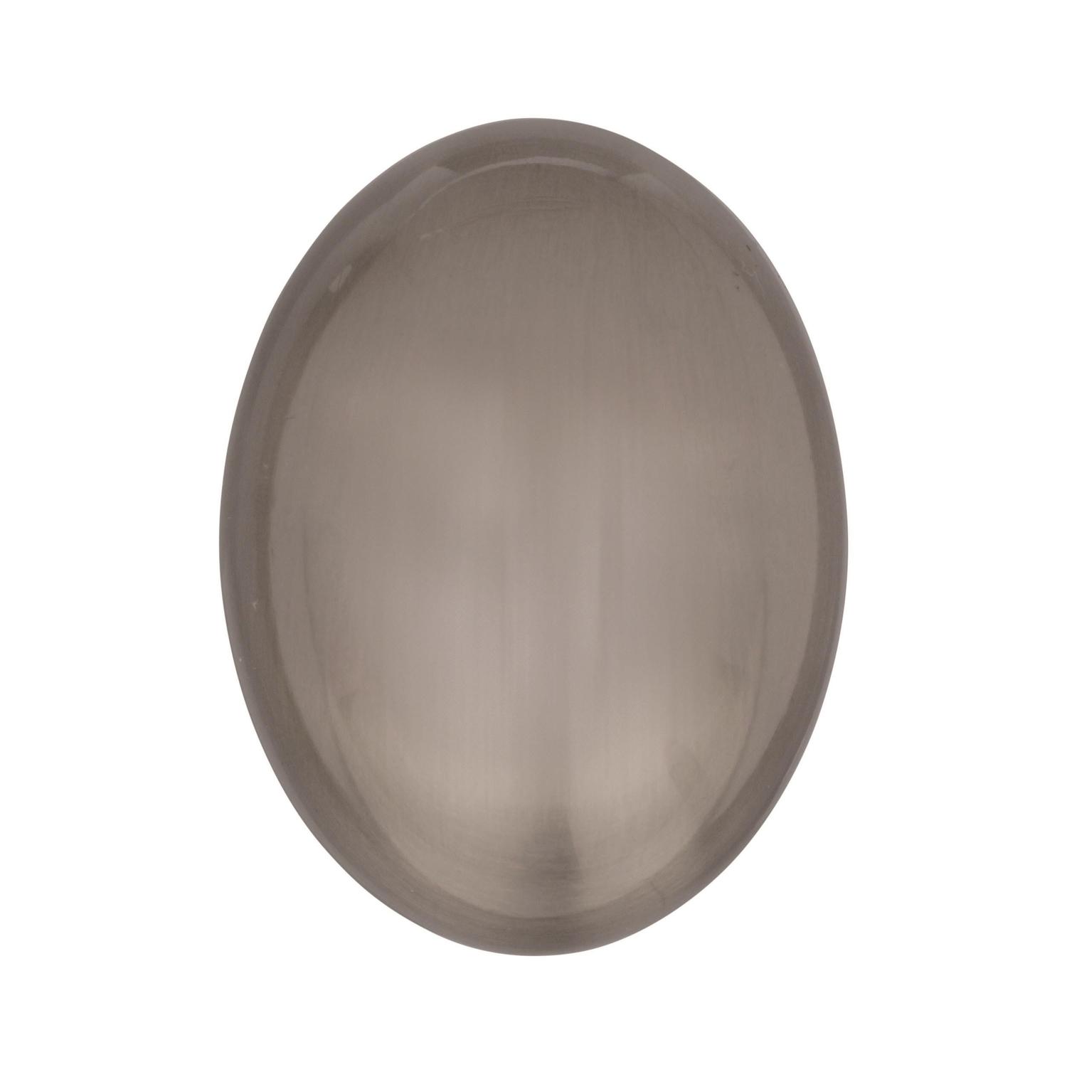 Amerock Allison Oval Cabinet Knob 1-3/8 in. D 1 in. Satin Nickel 10 pk