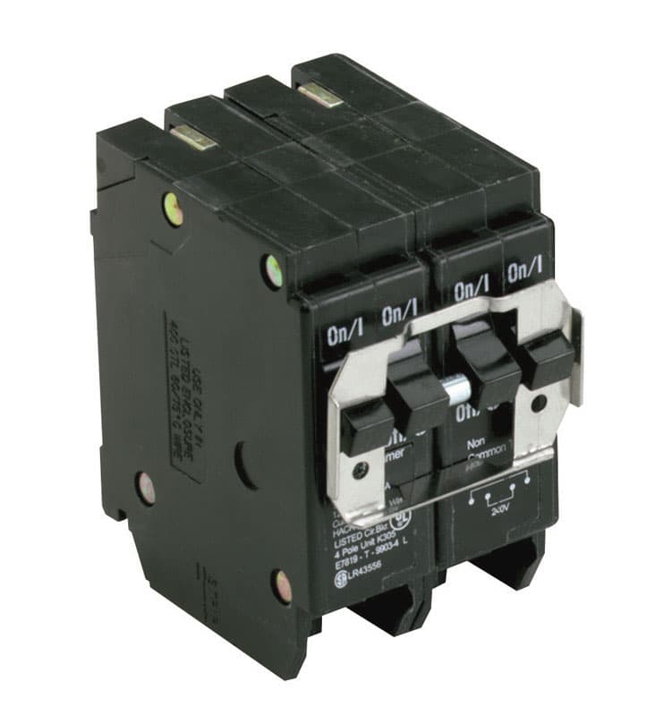 Eaton 20/30 amps Plug In 4-Pole Circuit Breaker