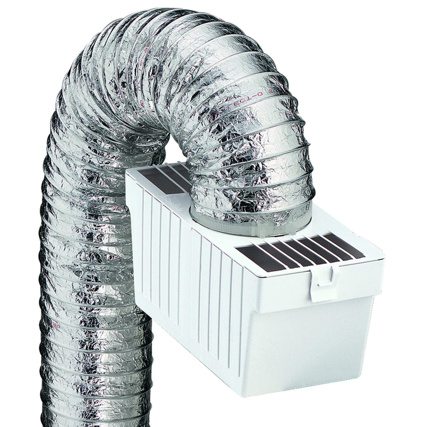 Ace 4 in. W X 4 in. L White Plastic Lint Trap