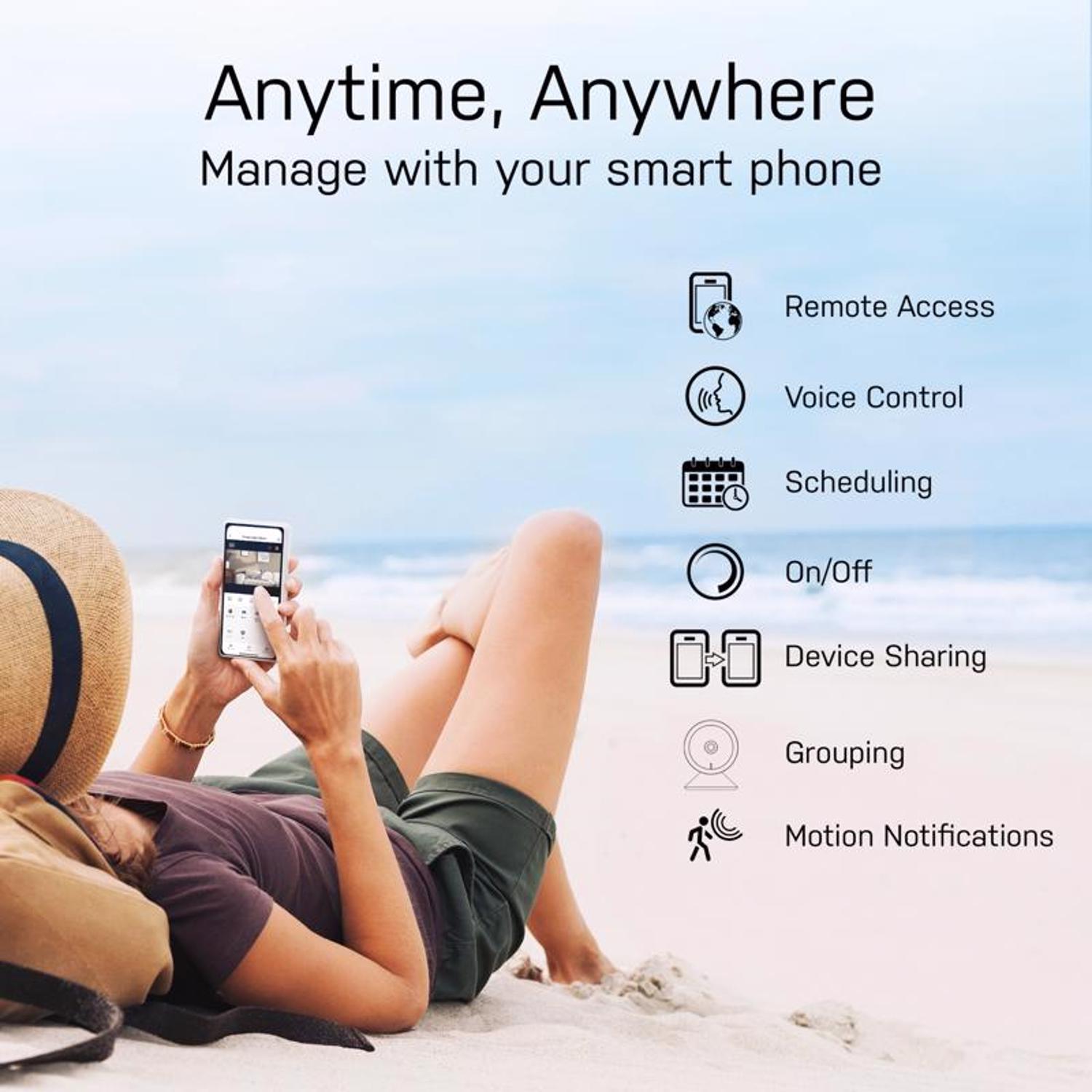 Feit Smart Home Plug-in Indoor Smart-Enabled Security Camera