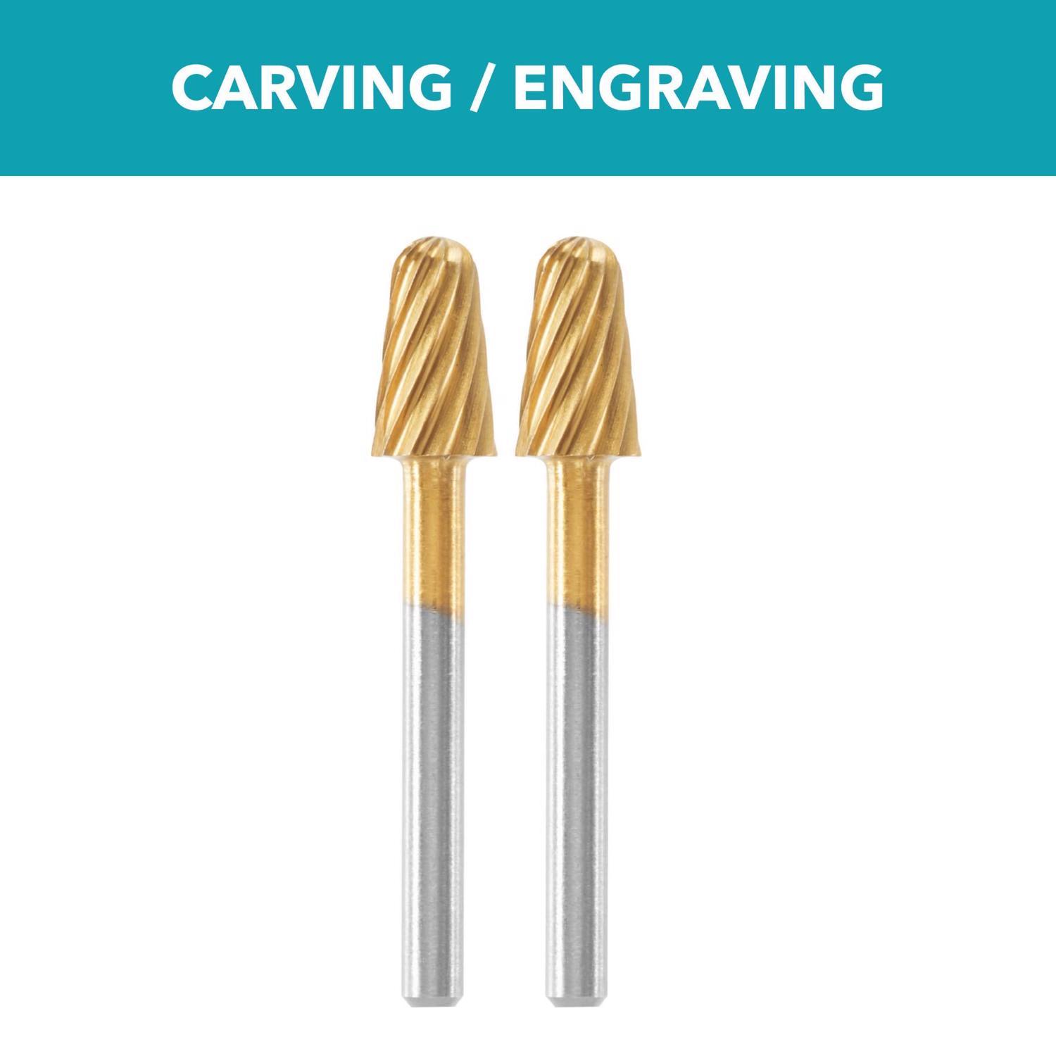 Dremel Max Life 1/4 in. X 1.5 in. L X 0.25 in. W High Speed Steel Bullet High Speed Cutter Multi-Mat