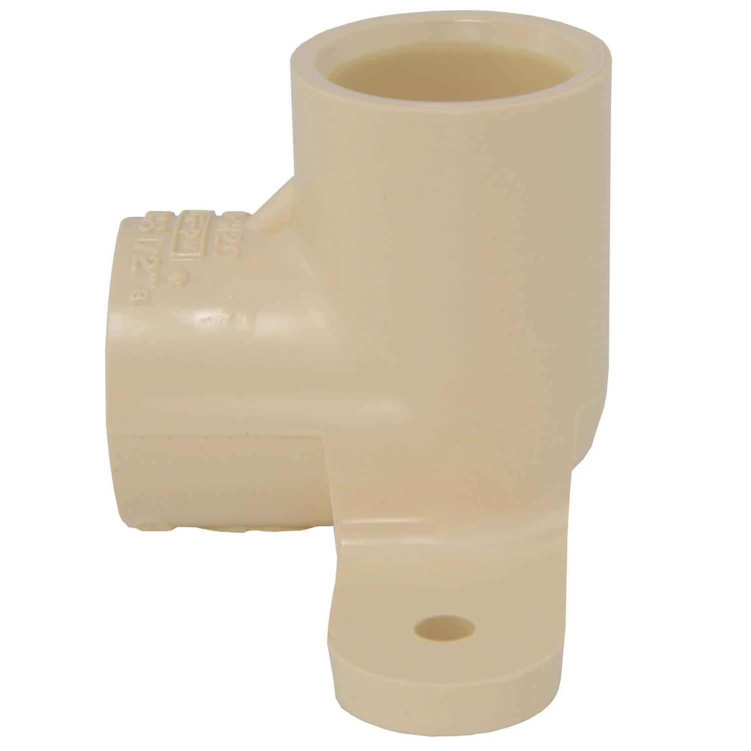 Charlotte Pipe FlowGuard 1/2 in. Socket X 1/2 in. D Socket CPVC Drop Ear Elbow
