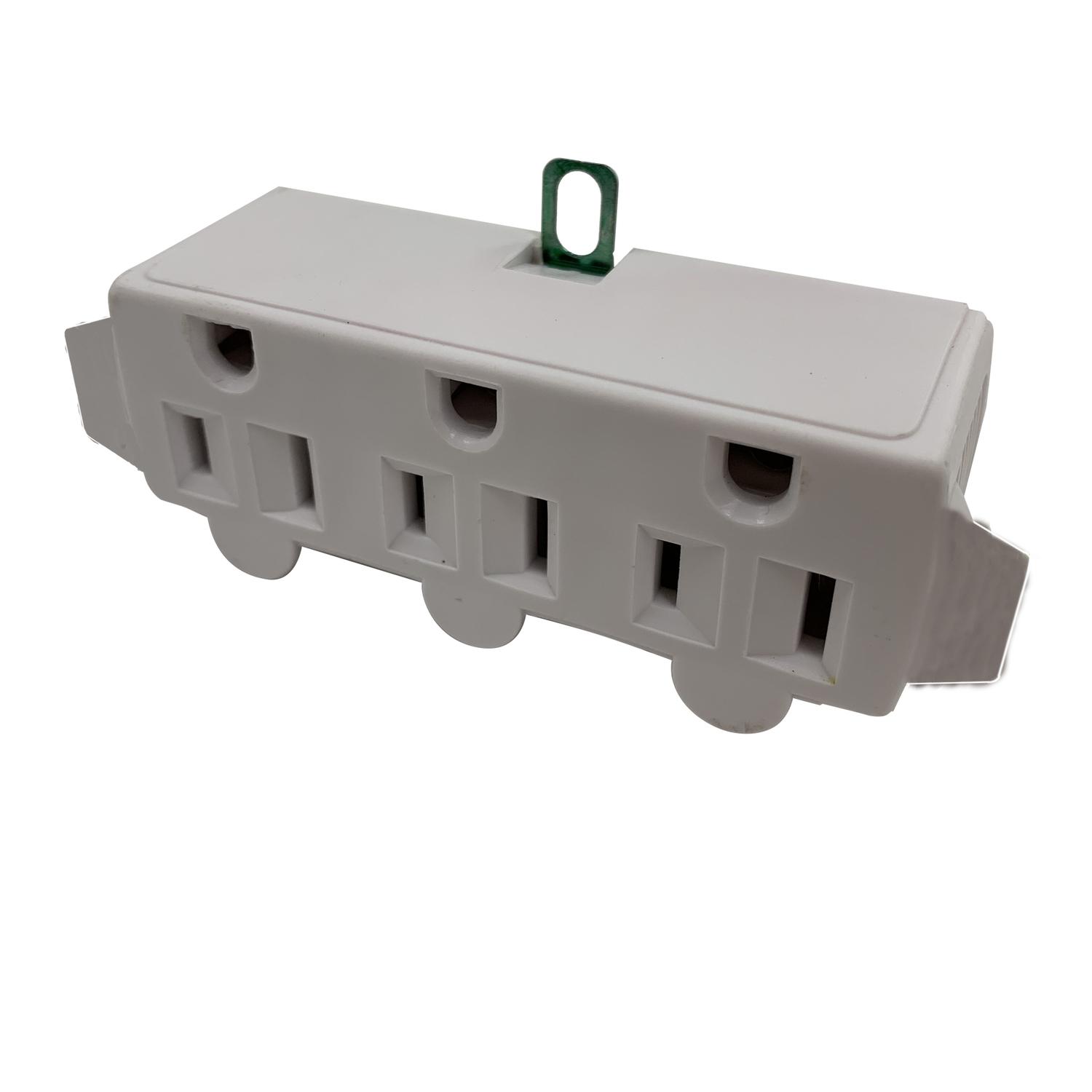 Ace Polarized 3 outlets Adapter 1 pk