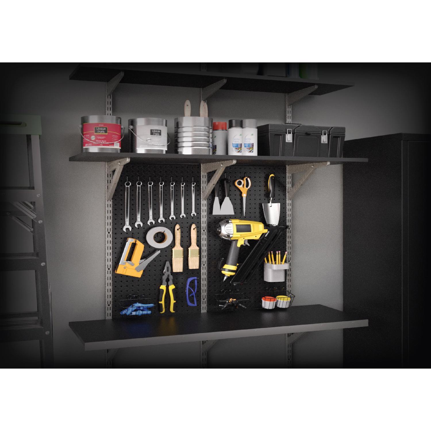 Knape & Vogt HEAVYWEIGHT Platinum Steel Track Track System 40 in. L 400 lb