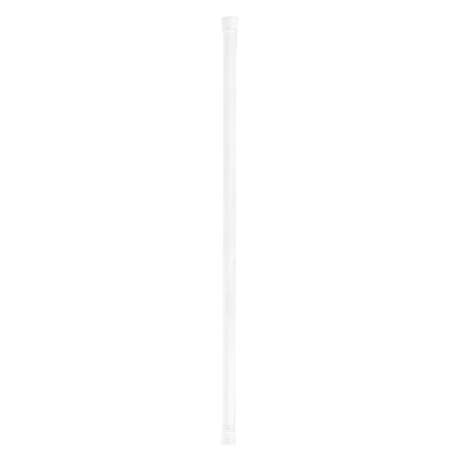 Zenna Home Shower Tension Rod 60 in. L White