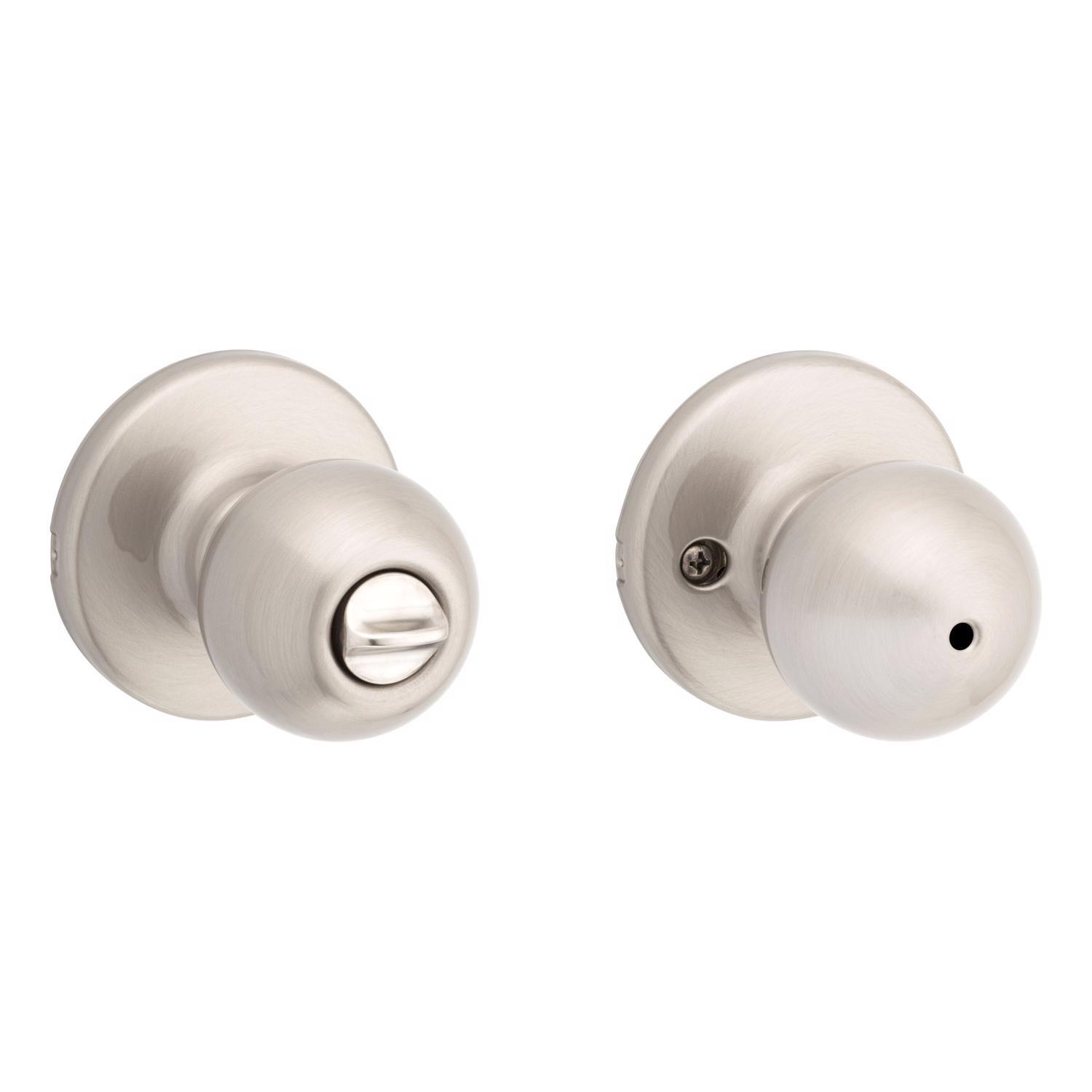 Kwikset Polo Satin Nickel Privacy Knob Right or Left Handed