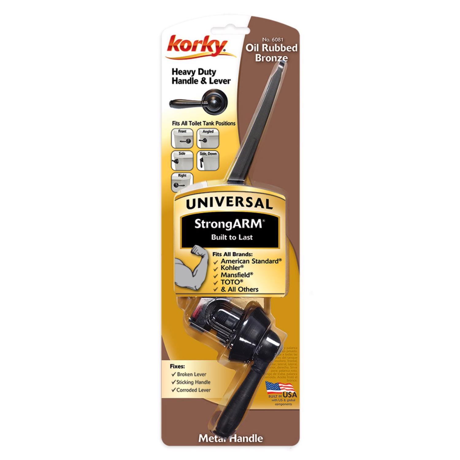 Korky StrongARM Faucet Style Oil Rubbed Bronze Flush Handle