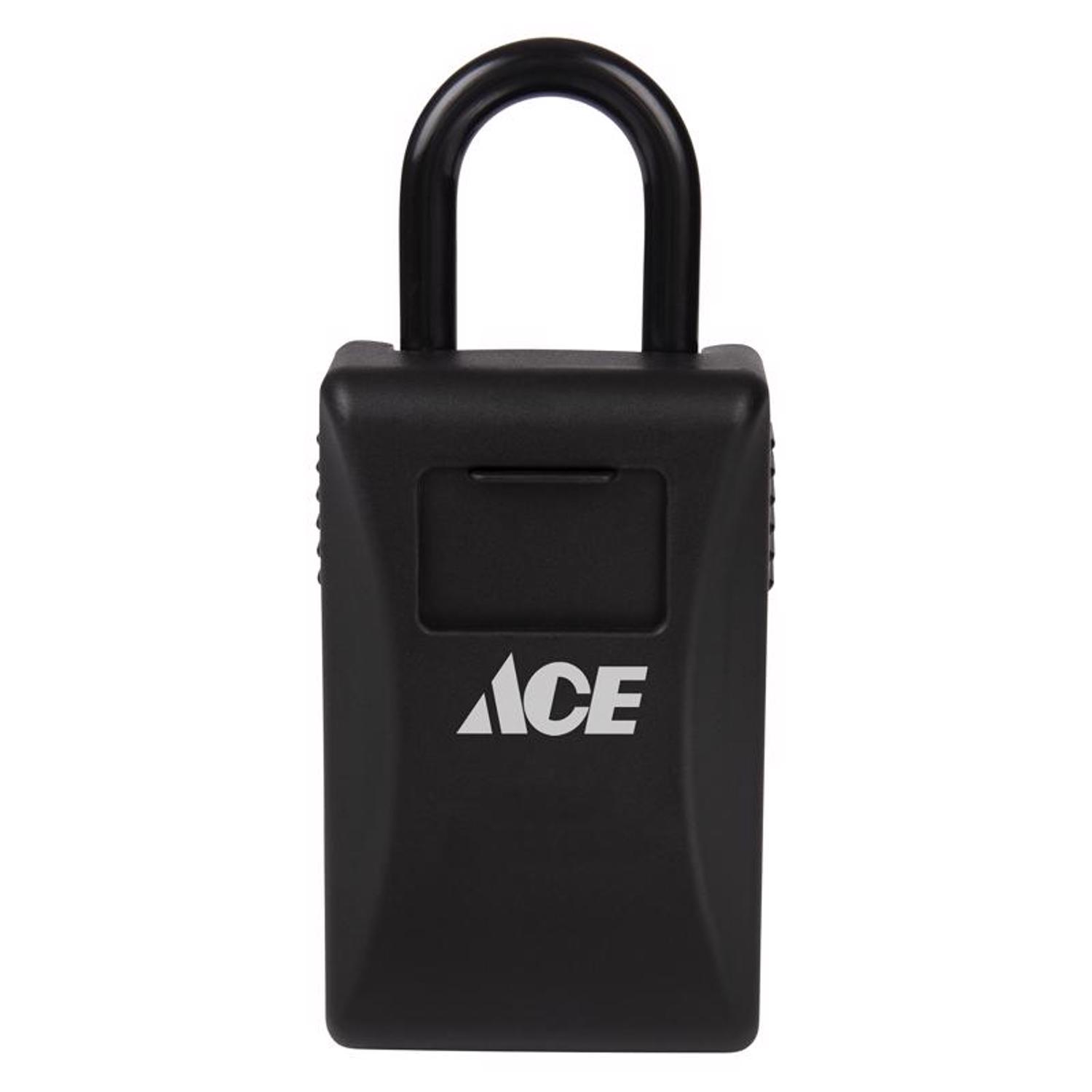 Ace 4-7/8 in. H X 3-1/8 in. W X 1-5/8 L Aluminum 4-Dial Combination Lock Box