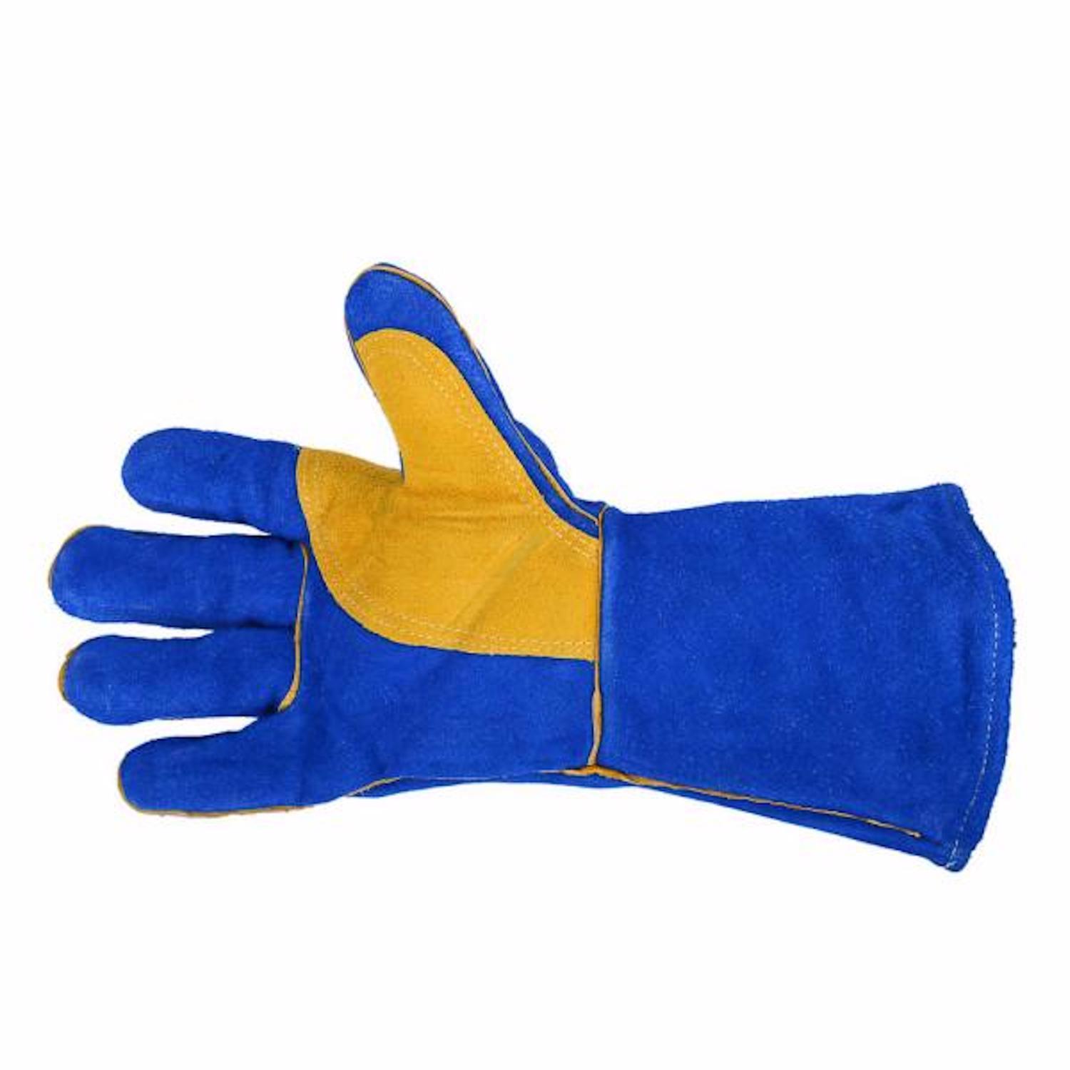 Forney 13 in. Insulated Leather Welding Gloves Blue XL 1 Pack