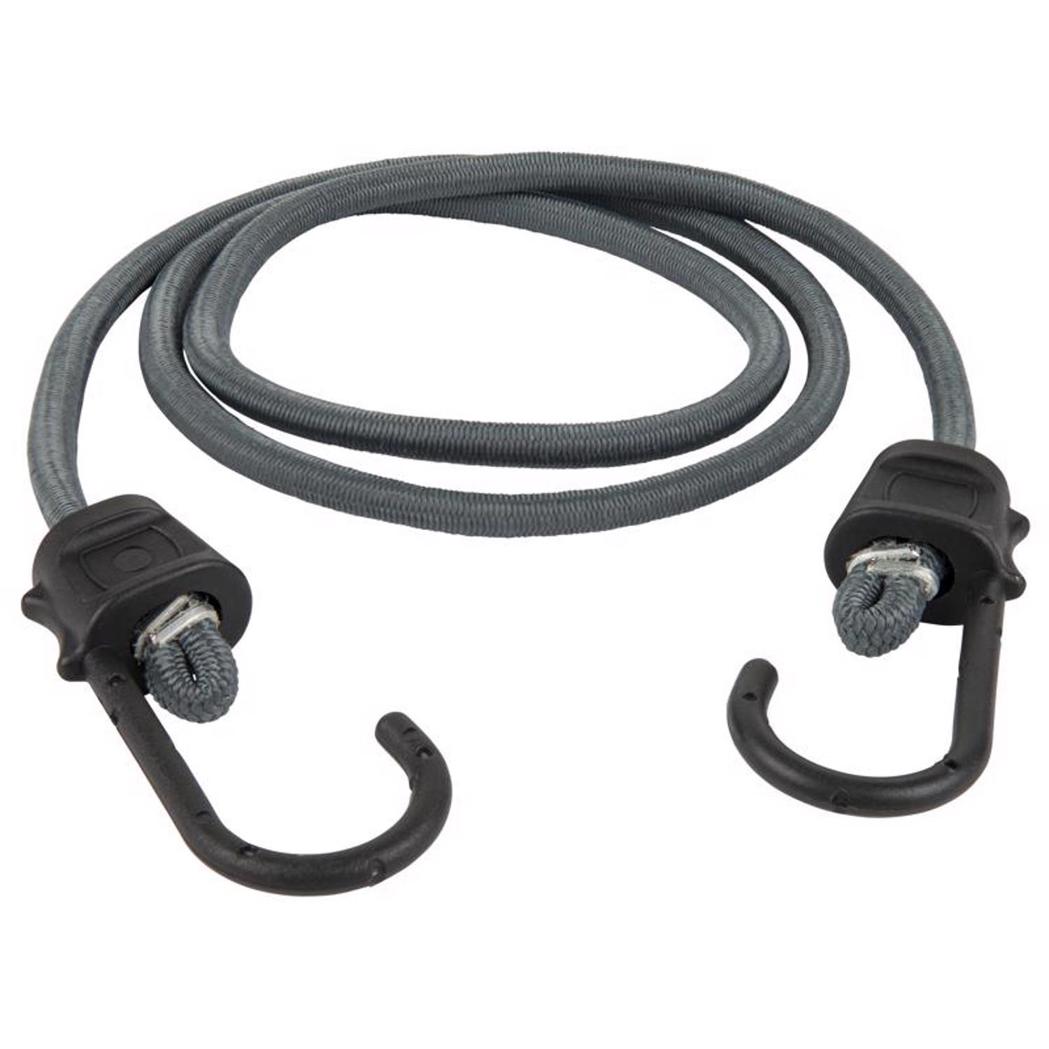 Keeper Black/Orange Bungee Cord 36 in. L X 0.374 in. 1 pk