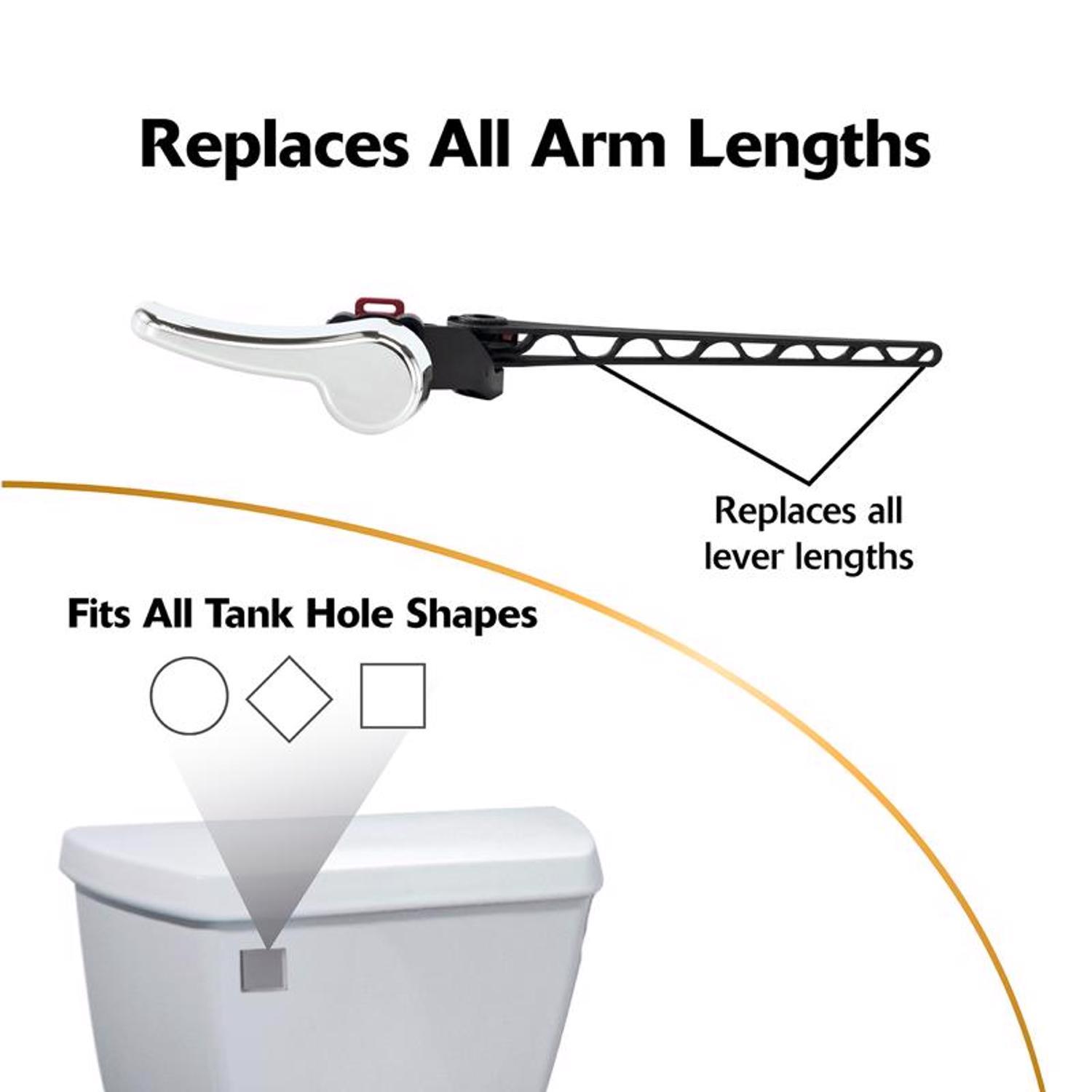 Korky Toilet Handle Chrome For Universal