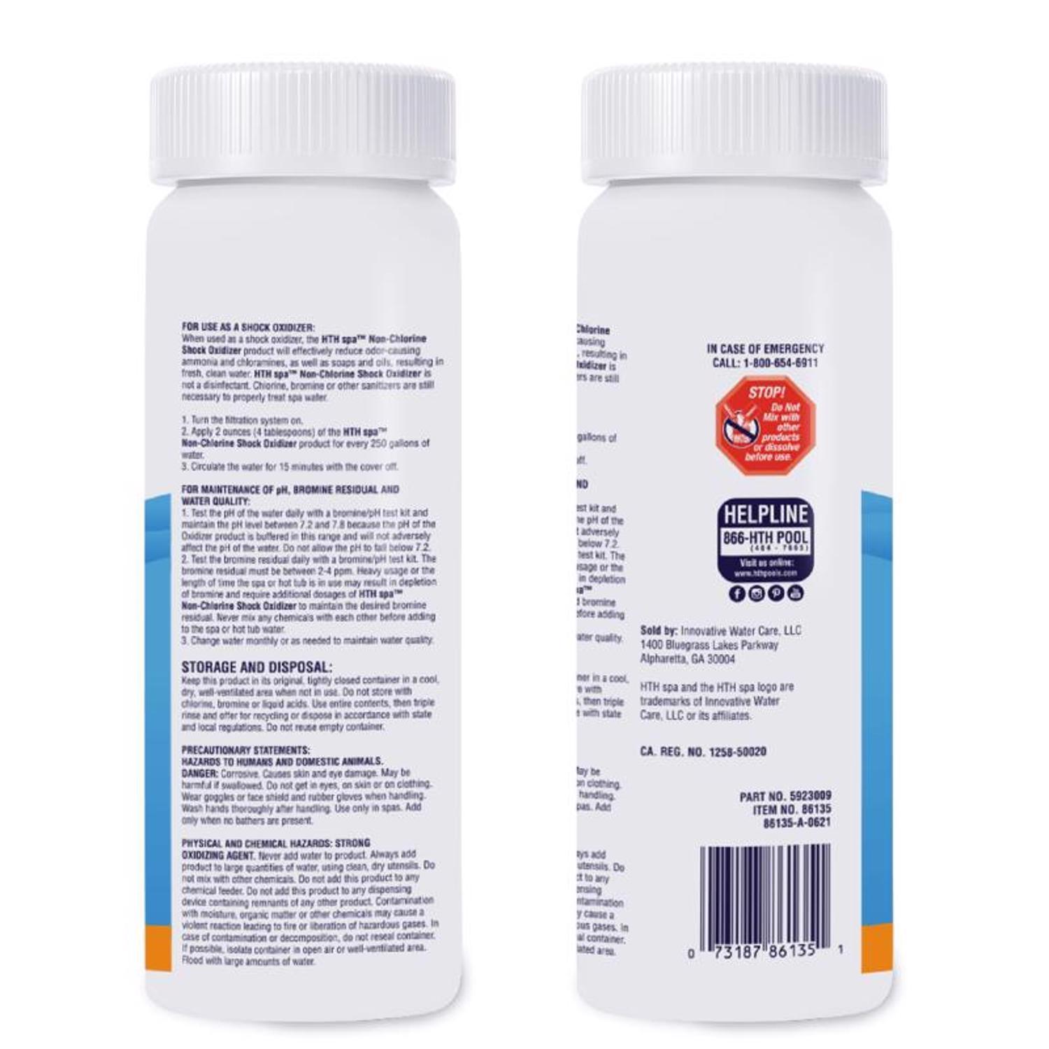 HTH Spa Non-Chlorine Shock 2.2 lb