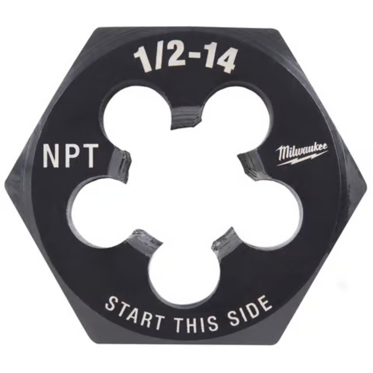Milwaukee SAE 1/2-14 NPT 2-1/6in. Hex Threading Die