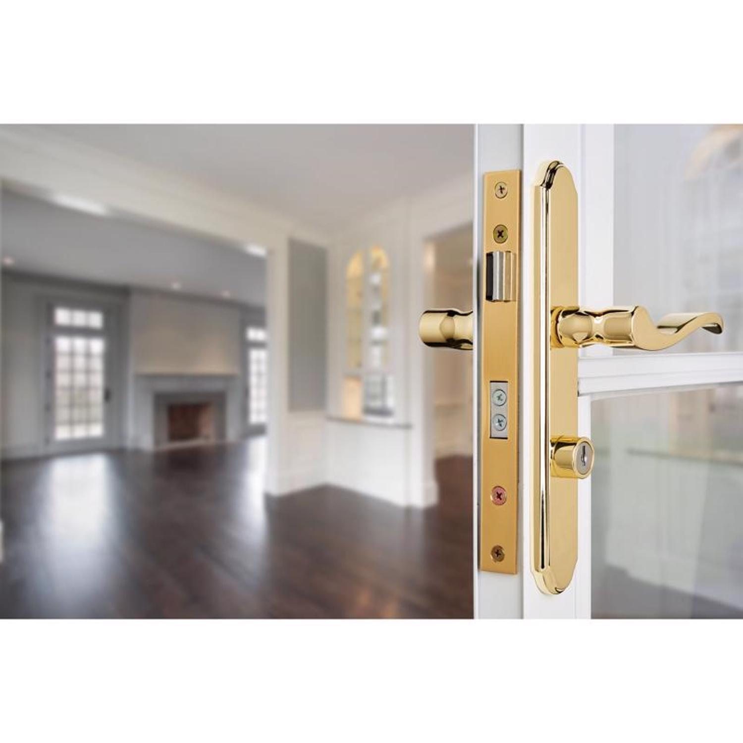 Ace Polished Brass Gold Metal Mortise Latch 1 pk